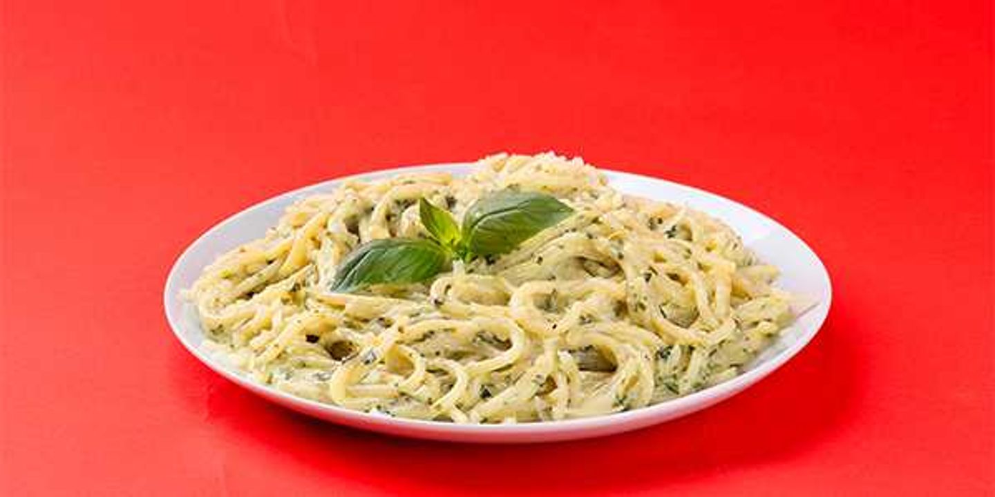 Creamy Pesto Spaghetti