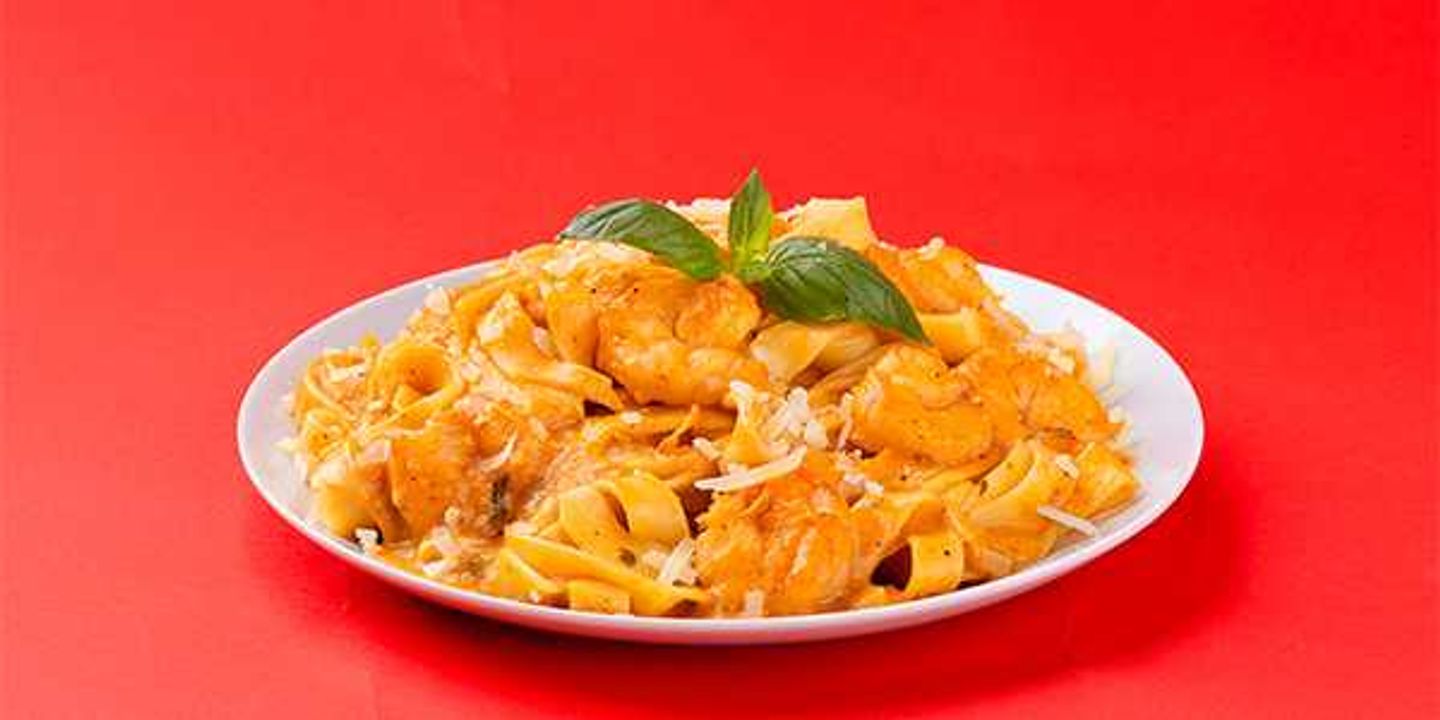 Shrimp Rose Tagliatelle