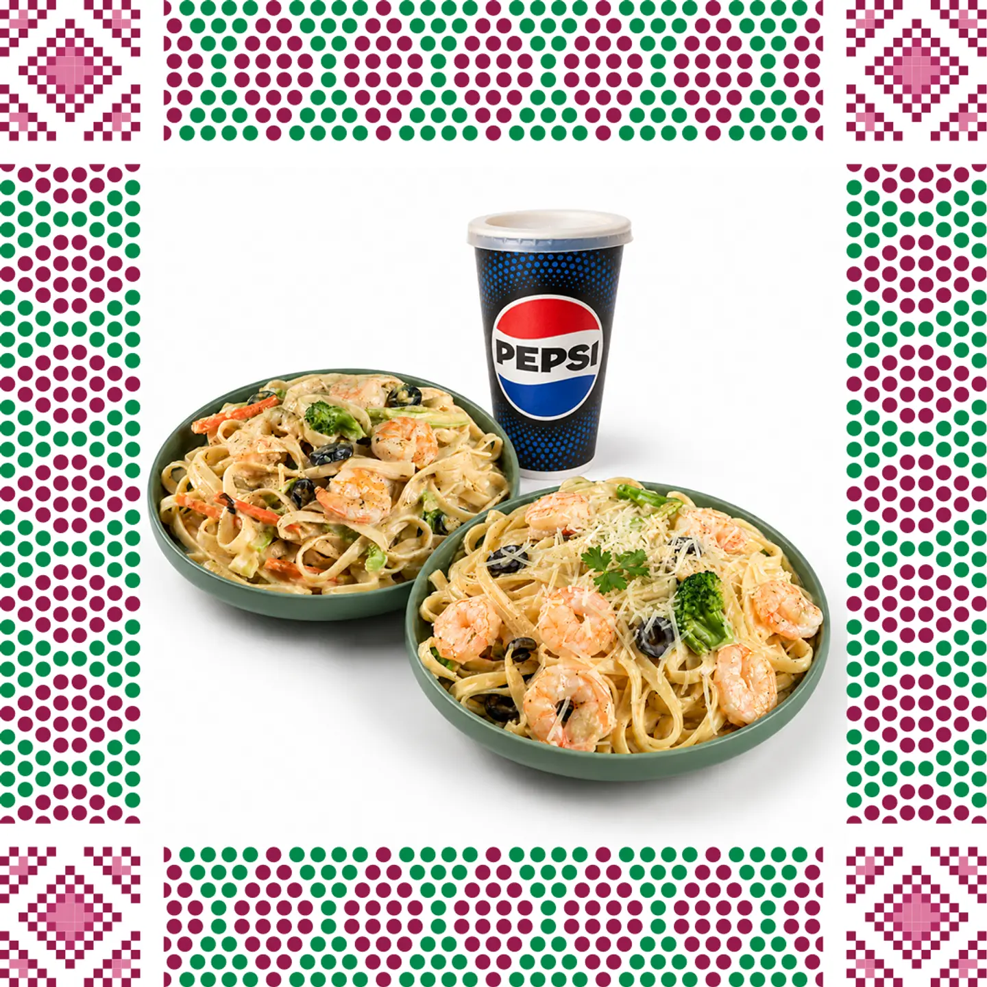Shrimp Pasta Combo