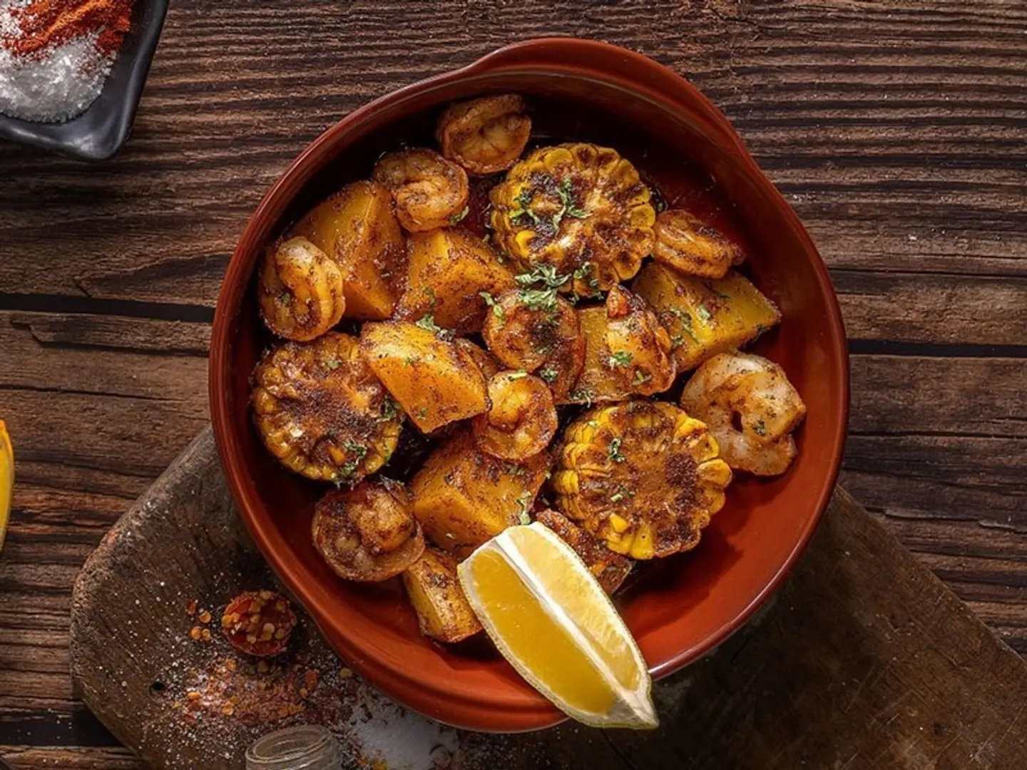 سلة جمبري مقشر دبل