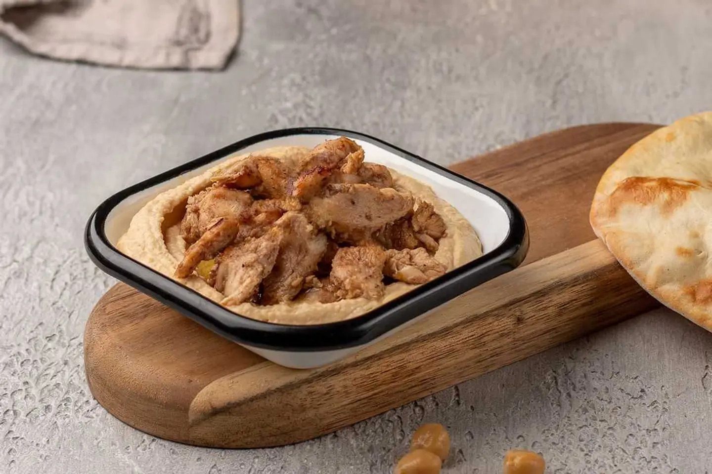 شاورما بالحمص