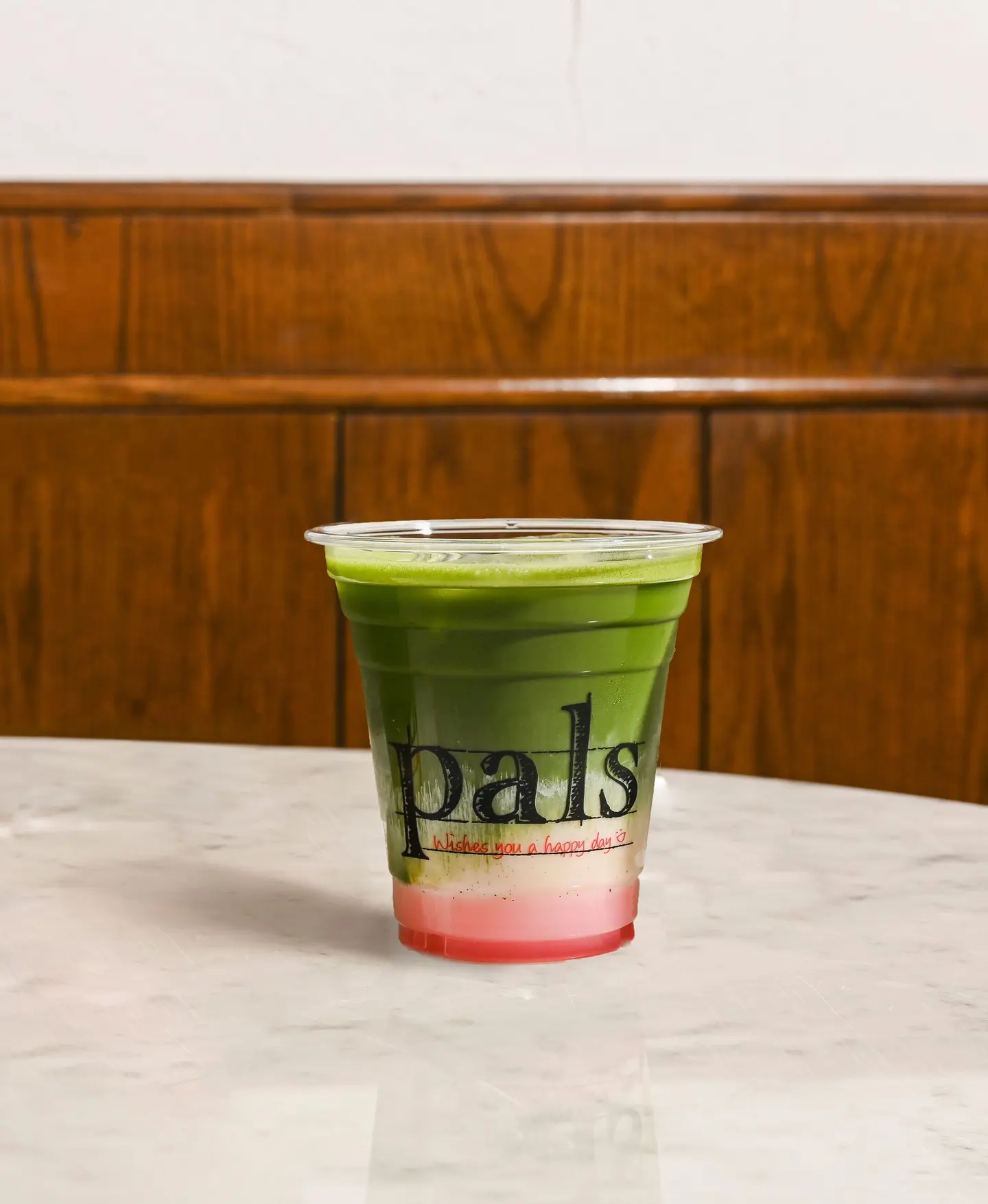 Rose Iced Matcha Latte
