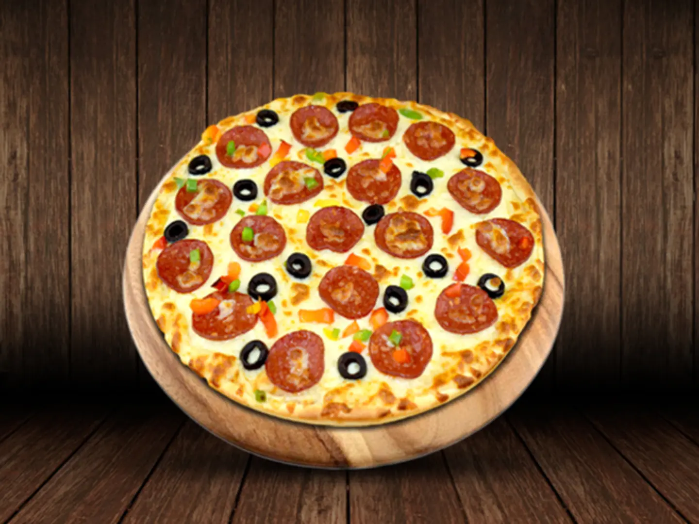 بيتزا بيبروني وسط