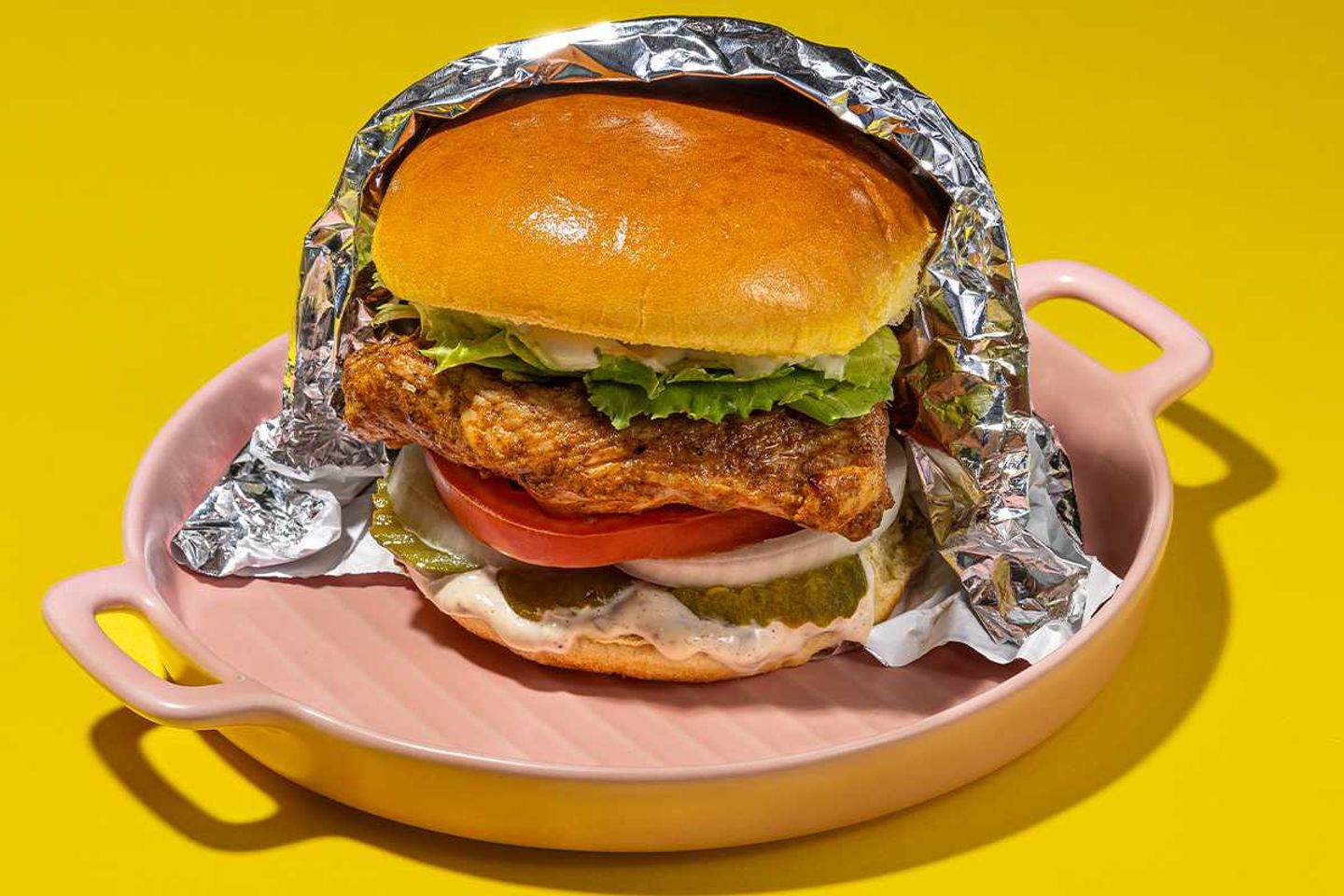 Grilled Chicken Burger By Burger Queen