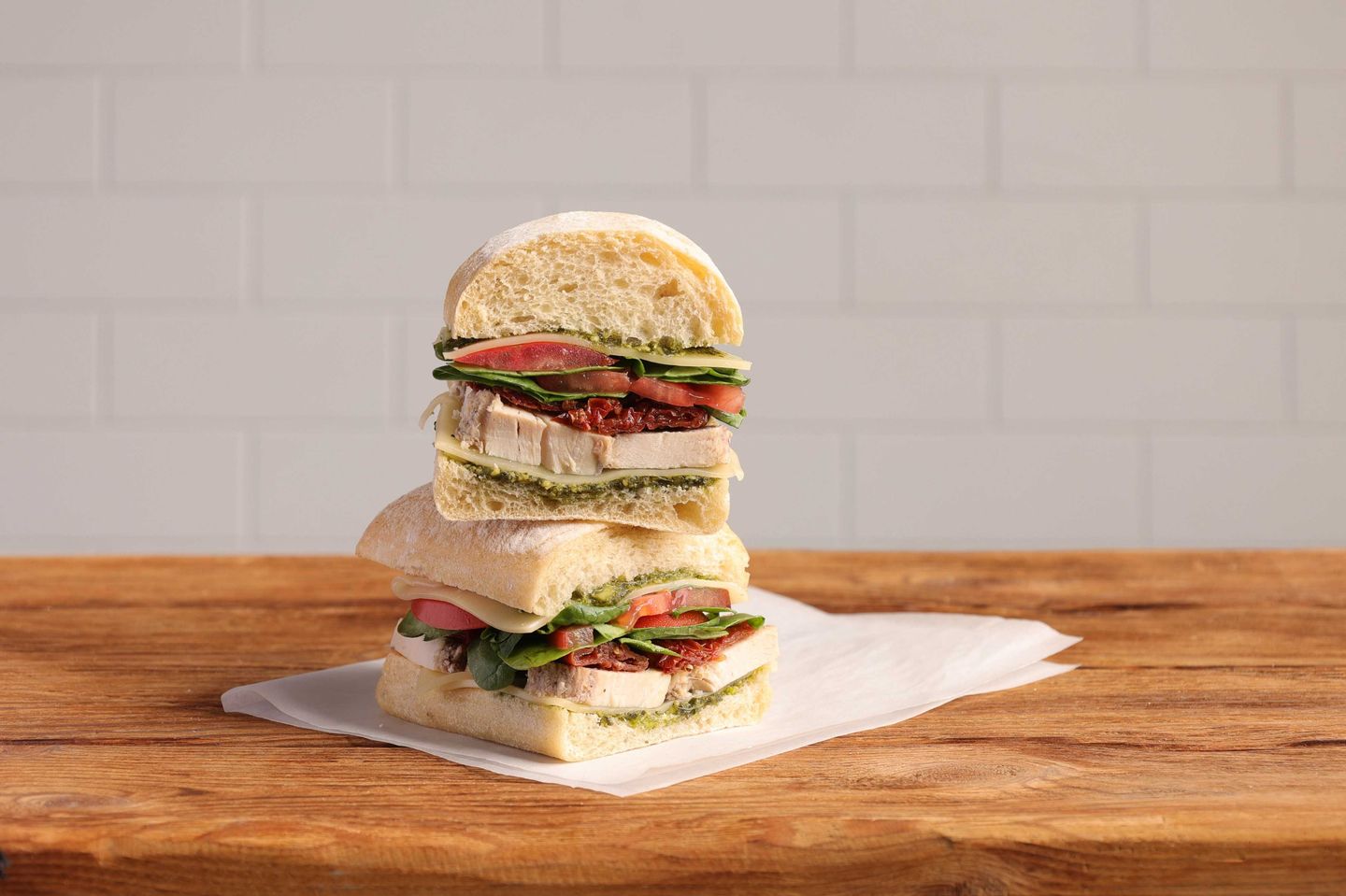 Chicken Pesto By Society Sandwich