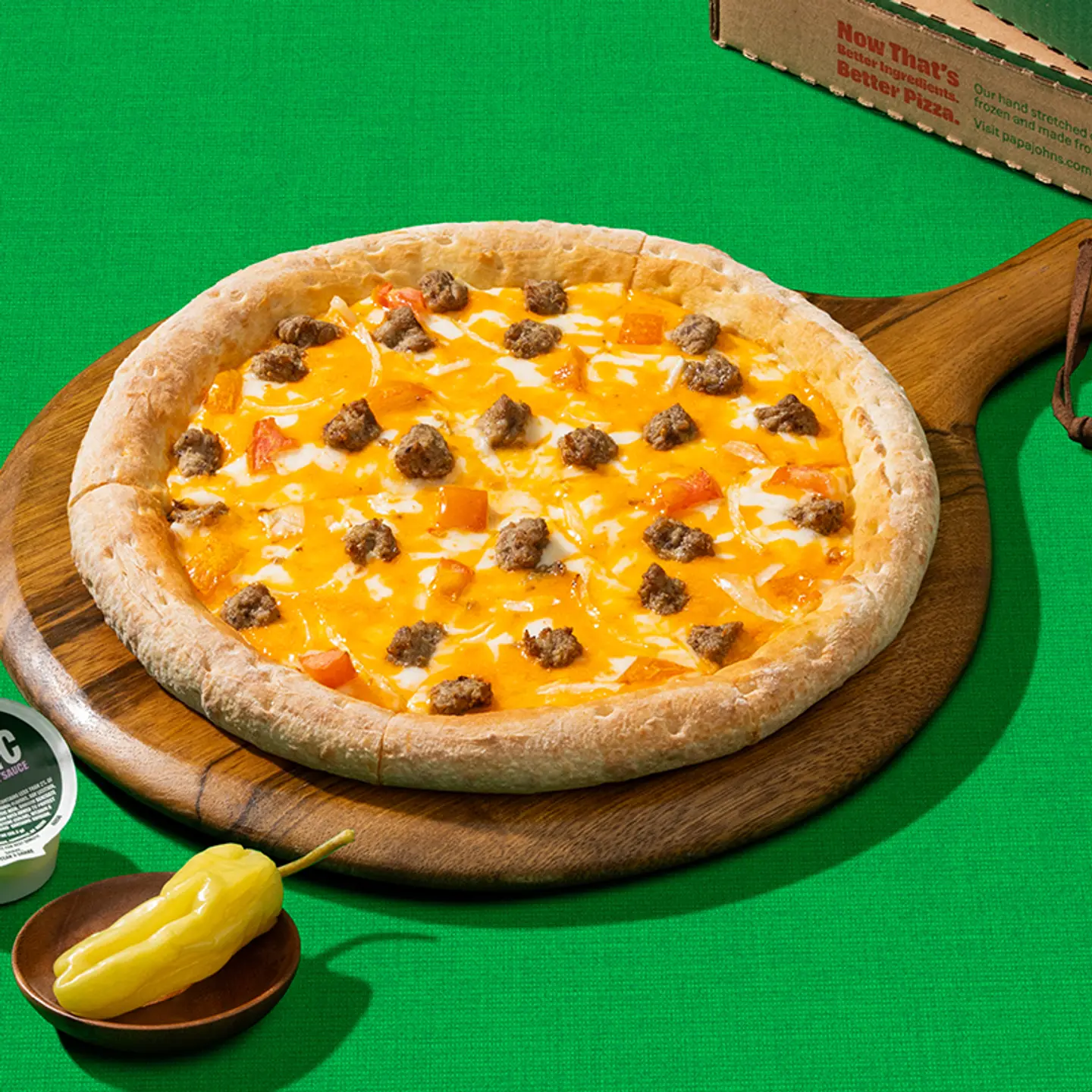 Double Cheddar Cheese Burger Large