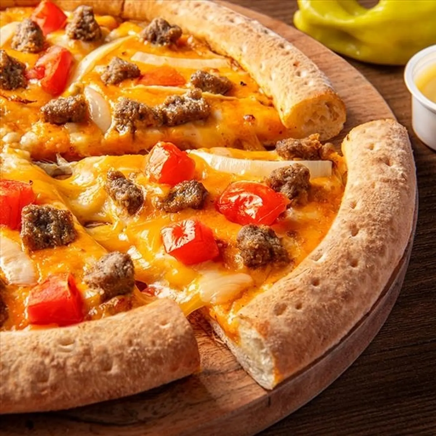 Double Cheddar Cheese Burger Large