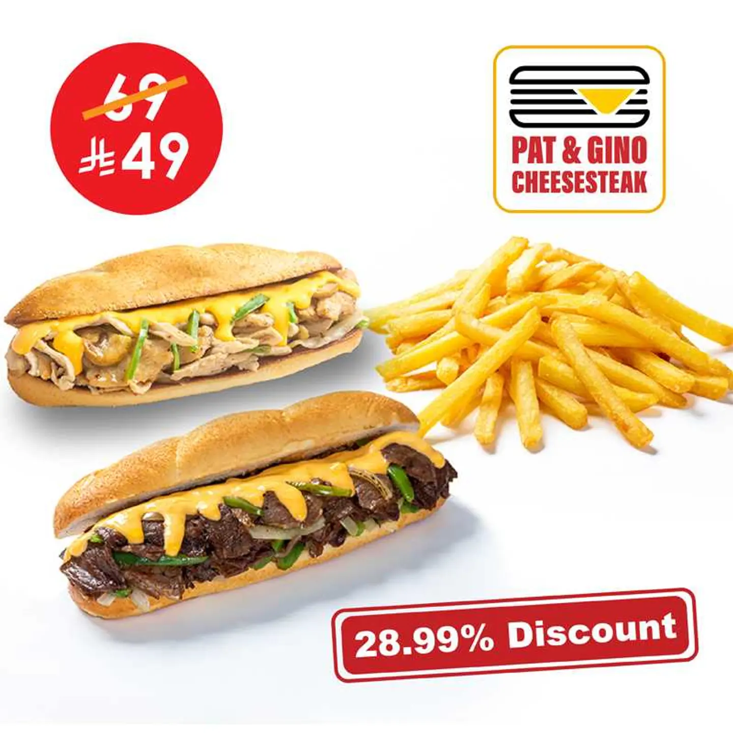 Pat Gino Meal For Two