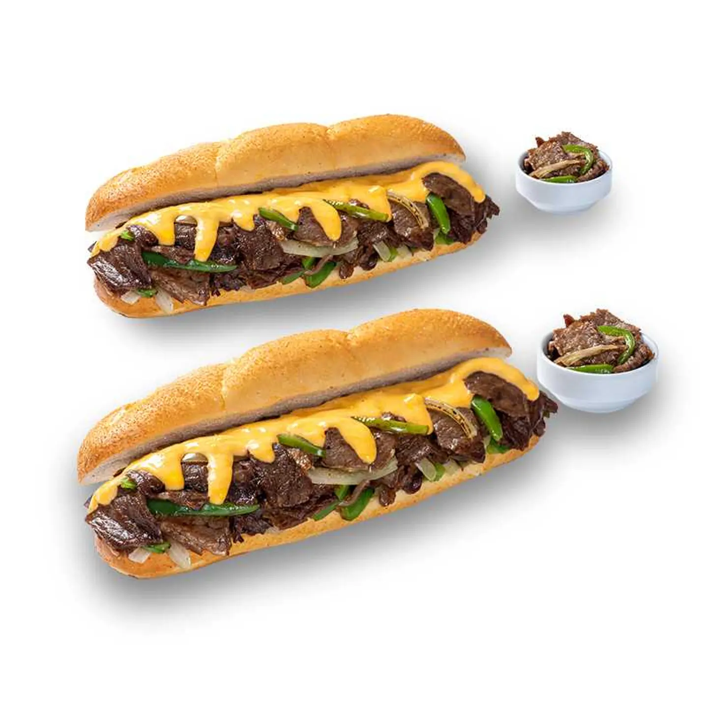 Hs Pat & Gino Cheese Steak For 2