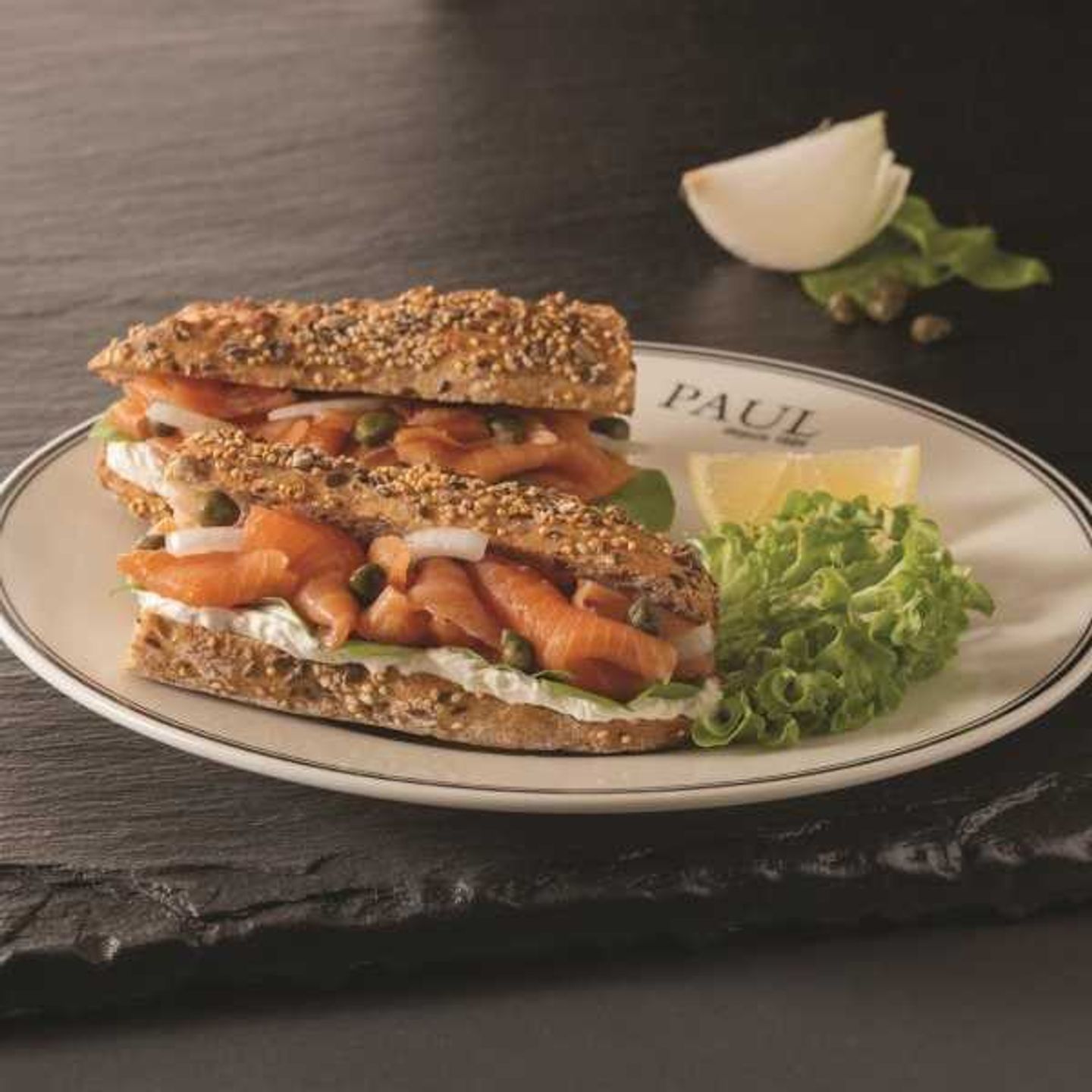 Smoked Salmon Sandwich