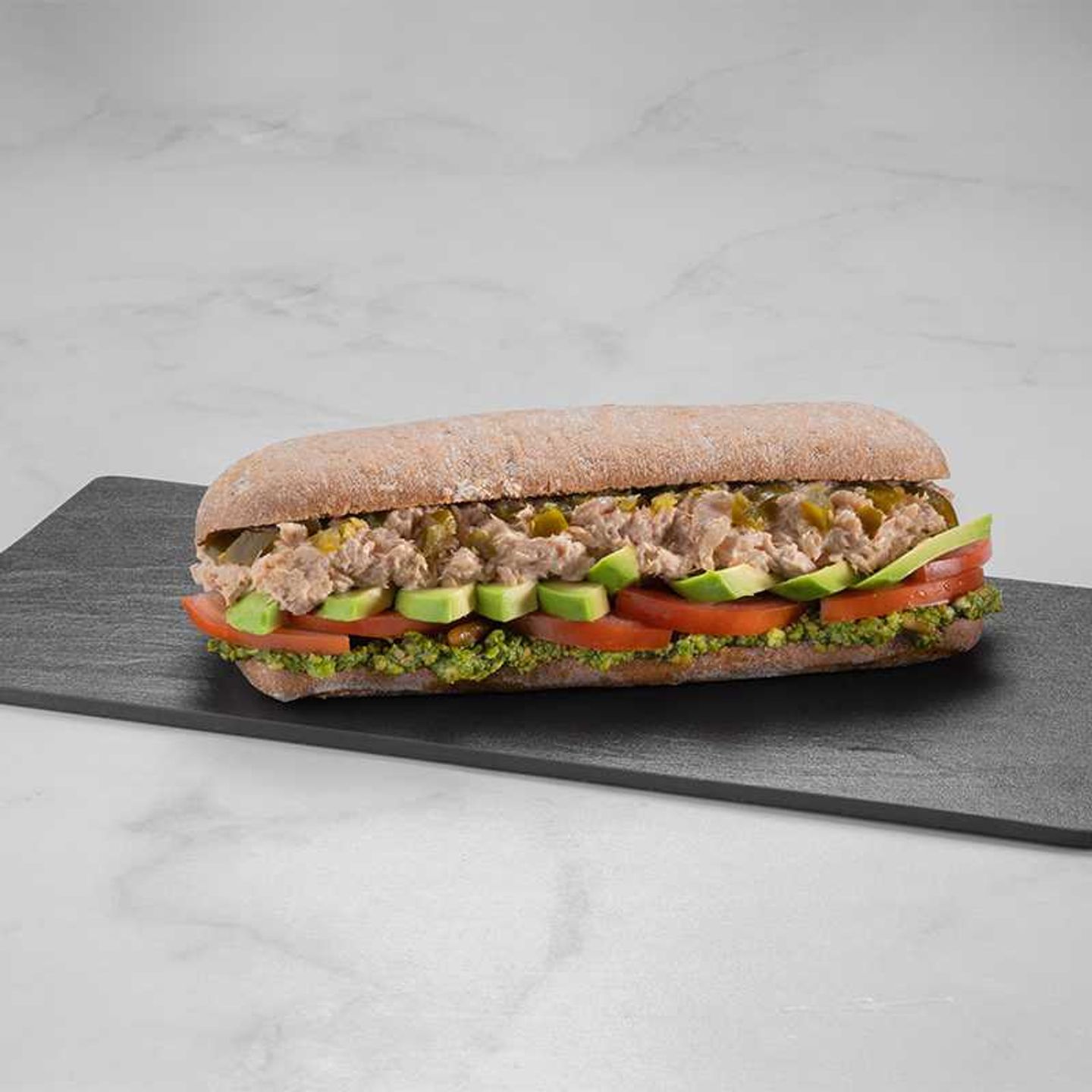 Spicy Tuna Pesto Sandwich