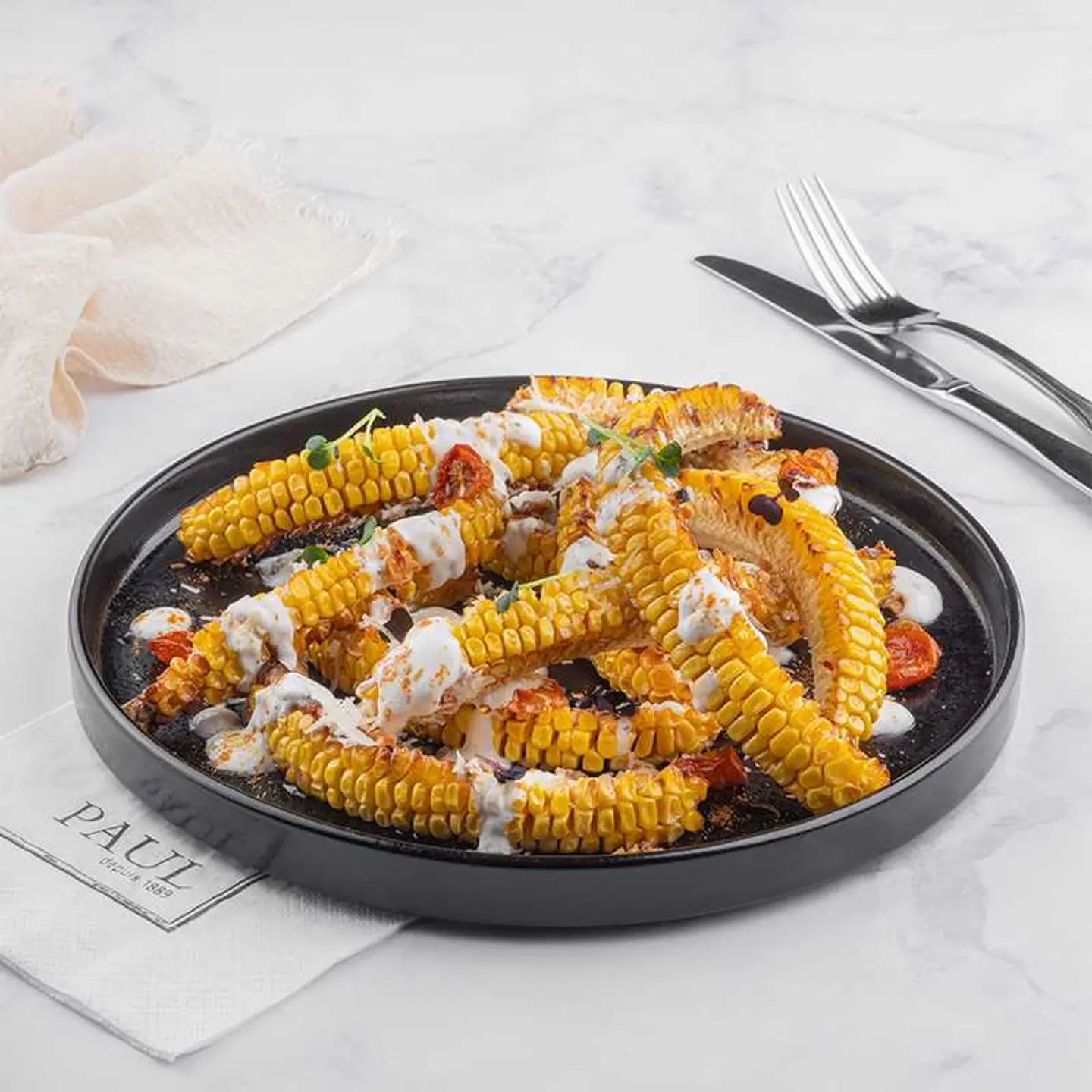 ضلوع ذرة مشوية