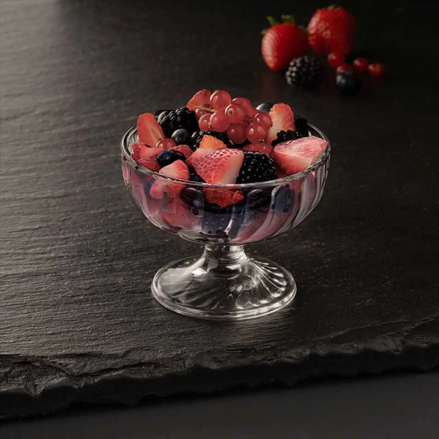 Red Fruits And Berries Salad