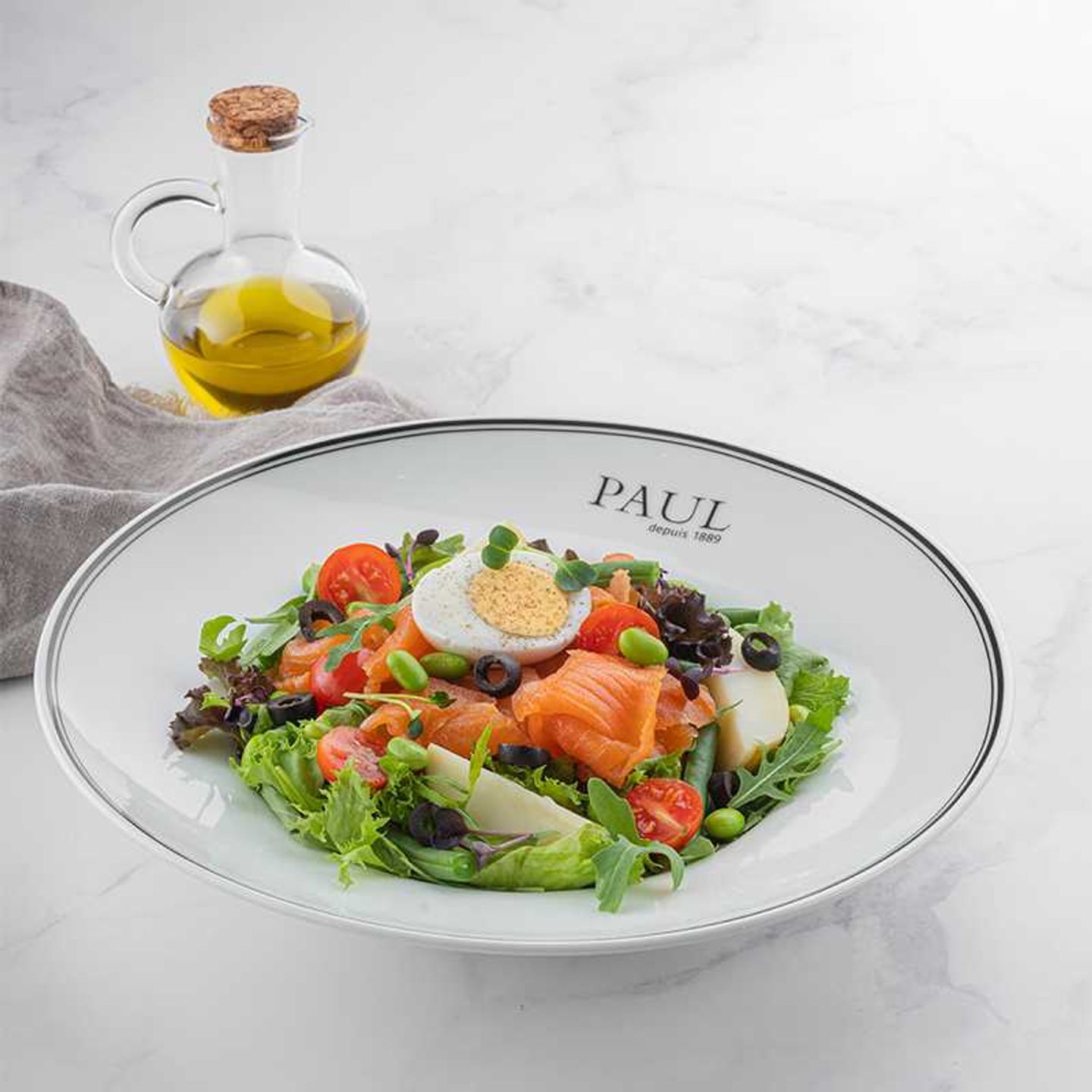 Edamame Salmon Nicoise