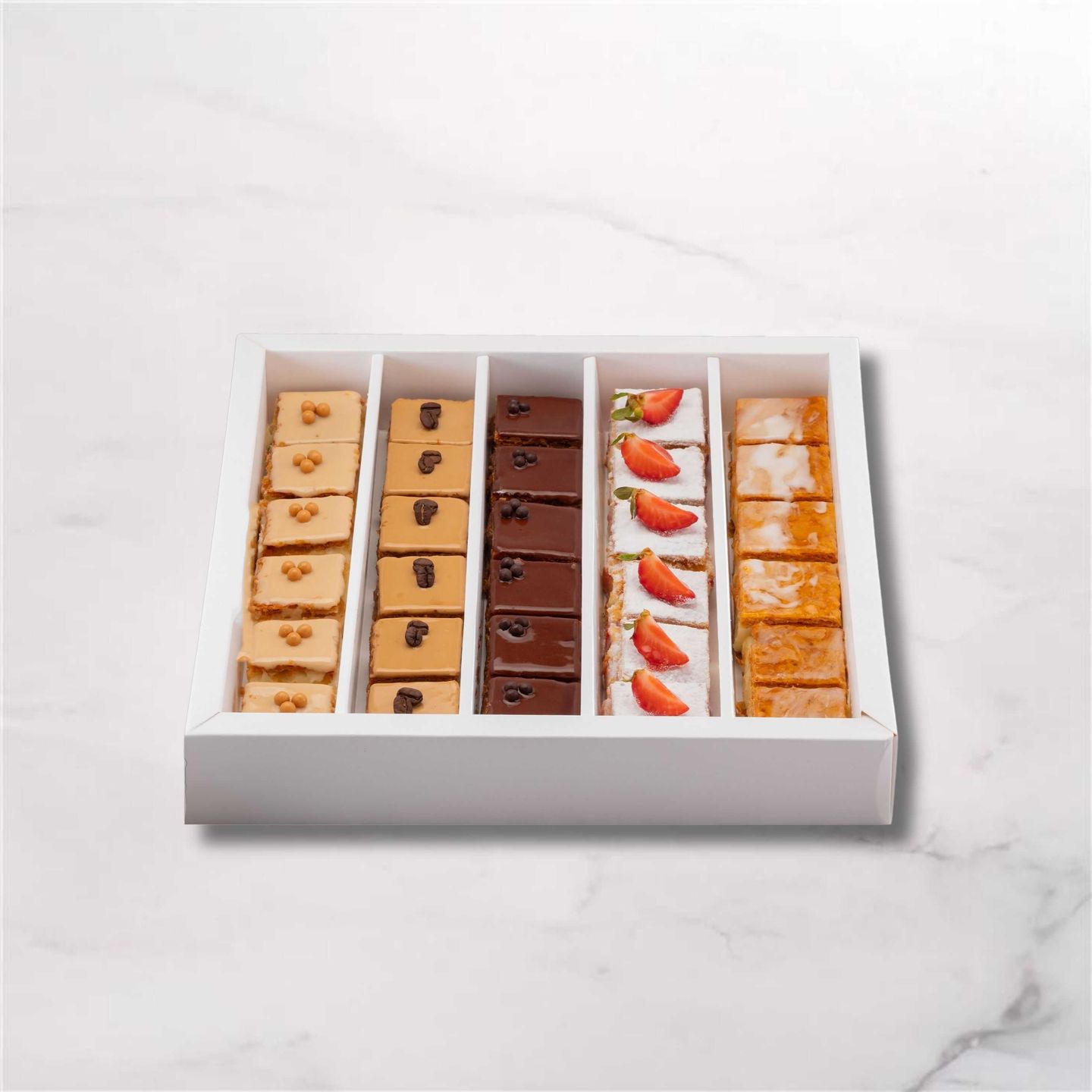 Mini Mille Feuille Box   30 Pcs