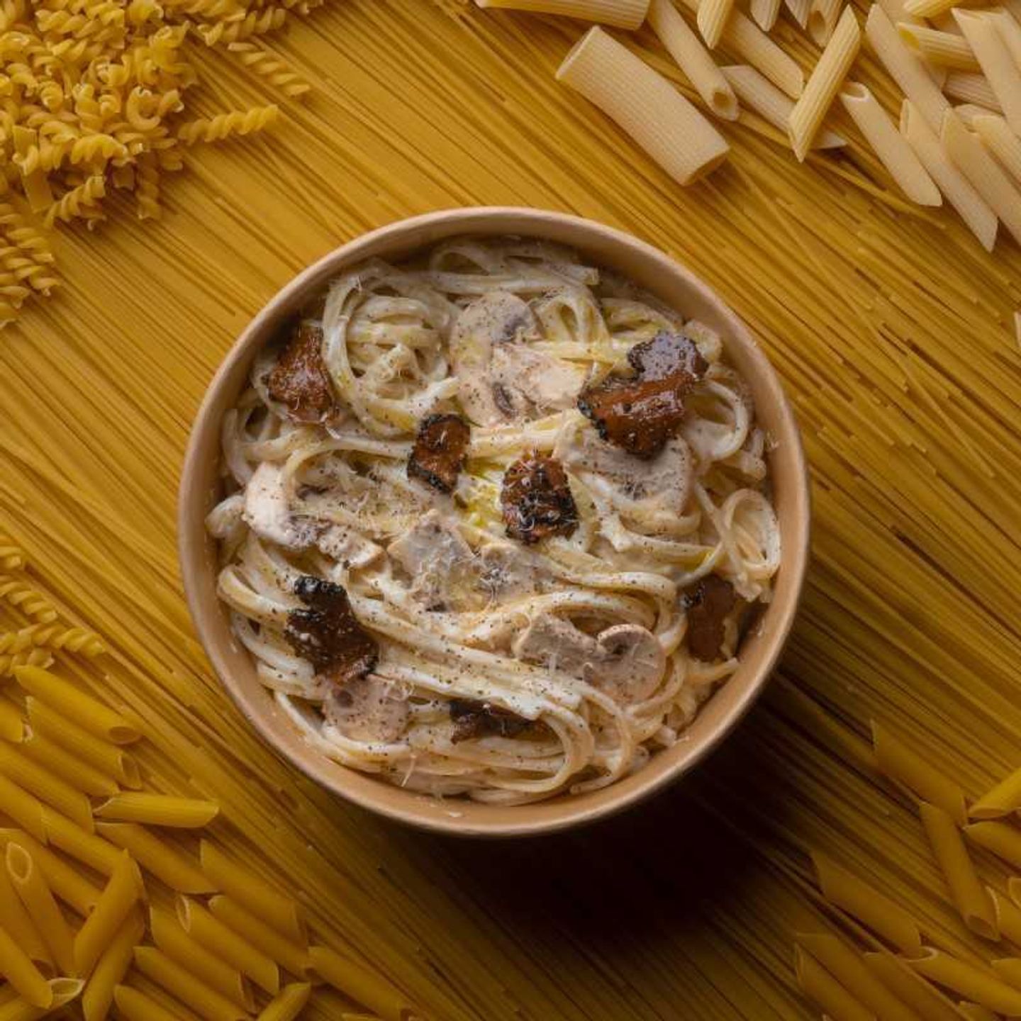 Truffle Mushroom Linguine
