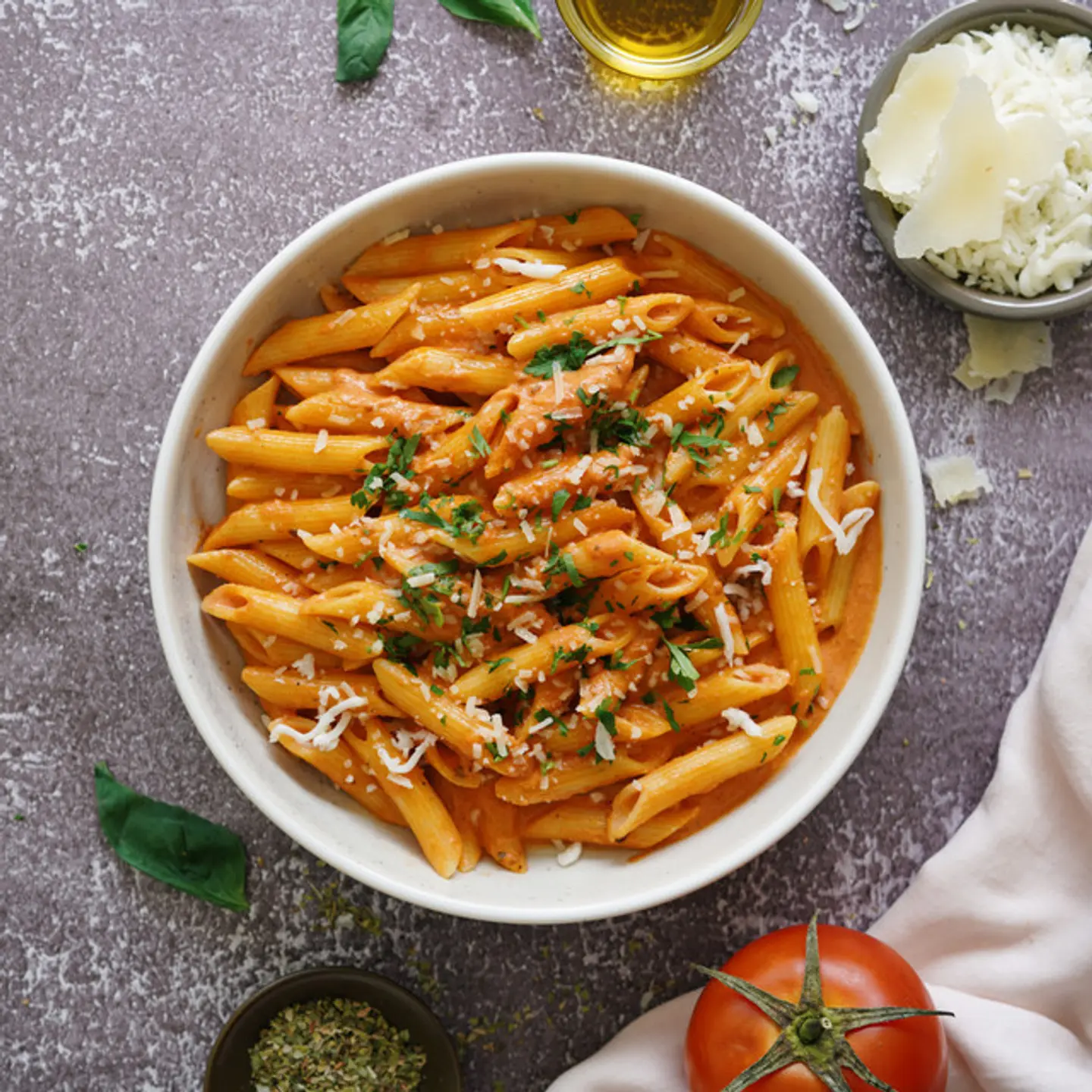 Mama's Penne Rose