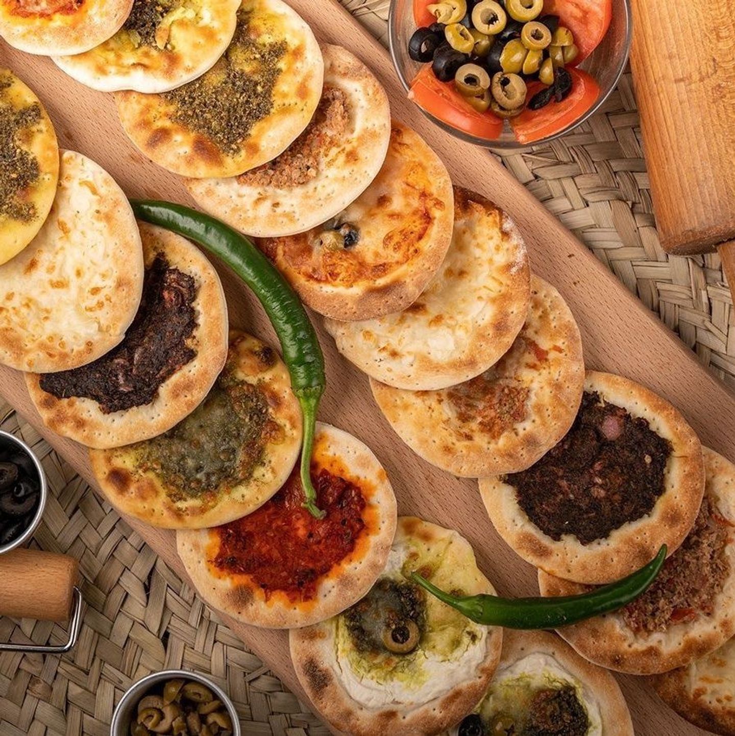 A Plate Of Mini Mixed Pies