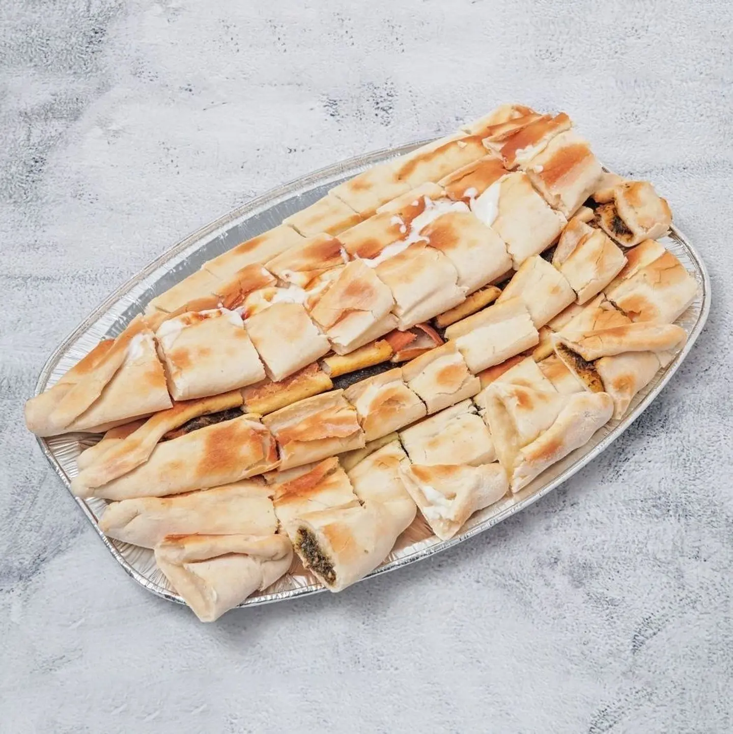 صحن فطائر مشكلة
