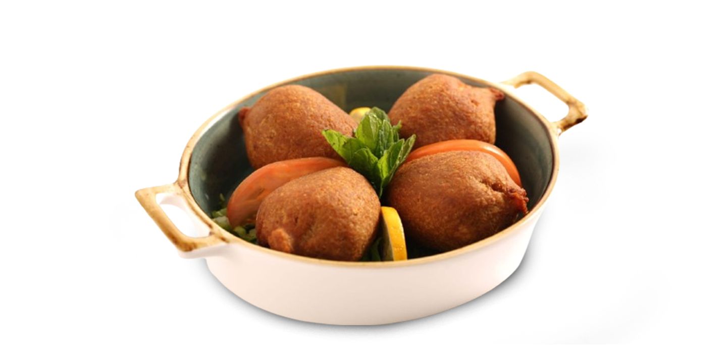 4 Fried Meat Kibbeh