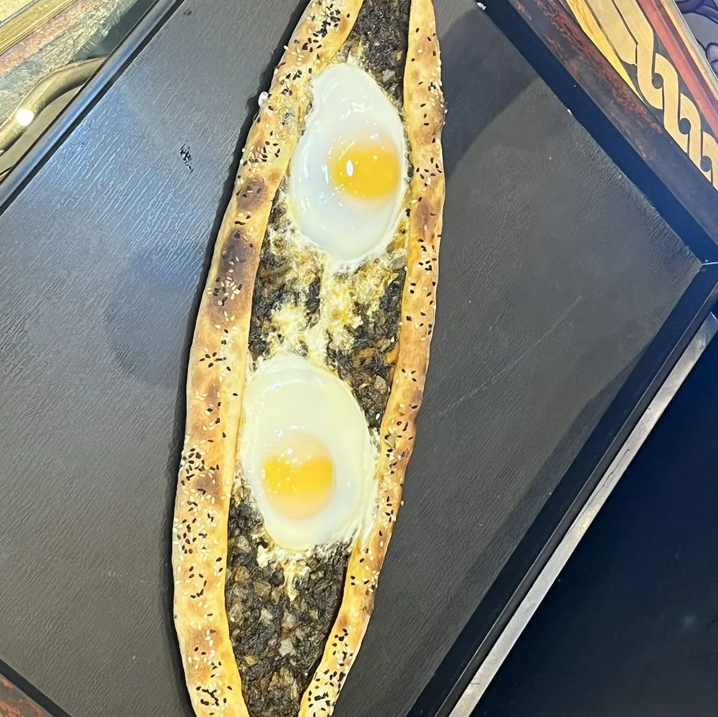 سبانخ بالبيض