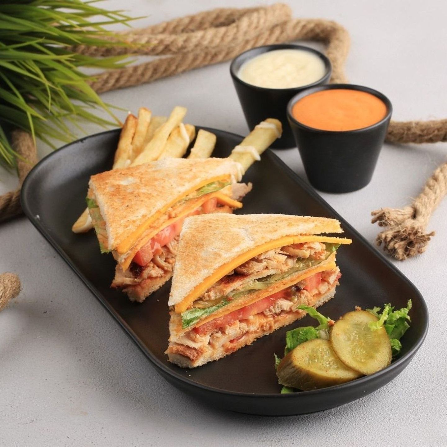 Shawarma Toast Sandwich