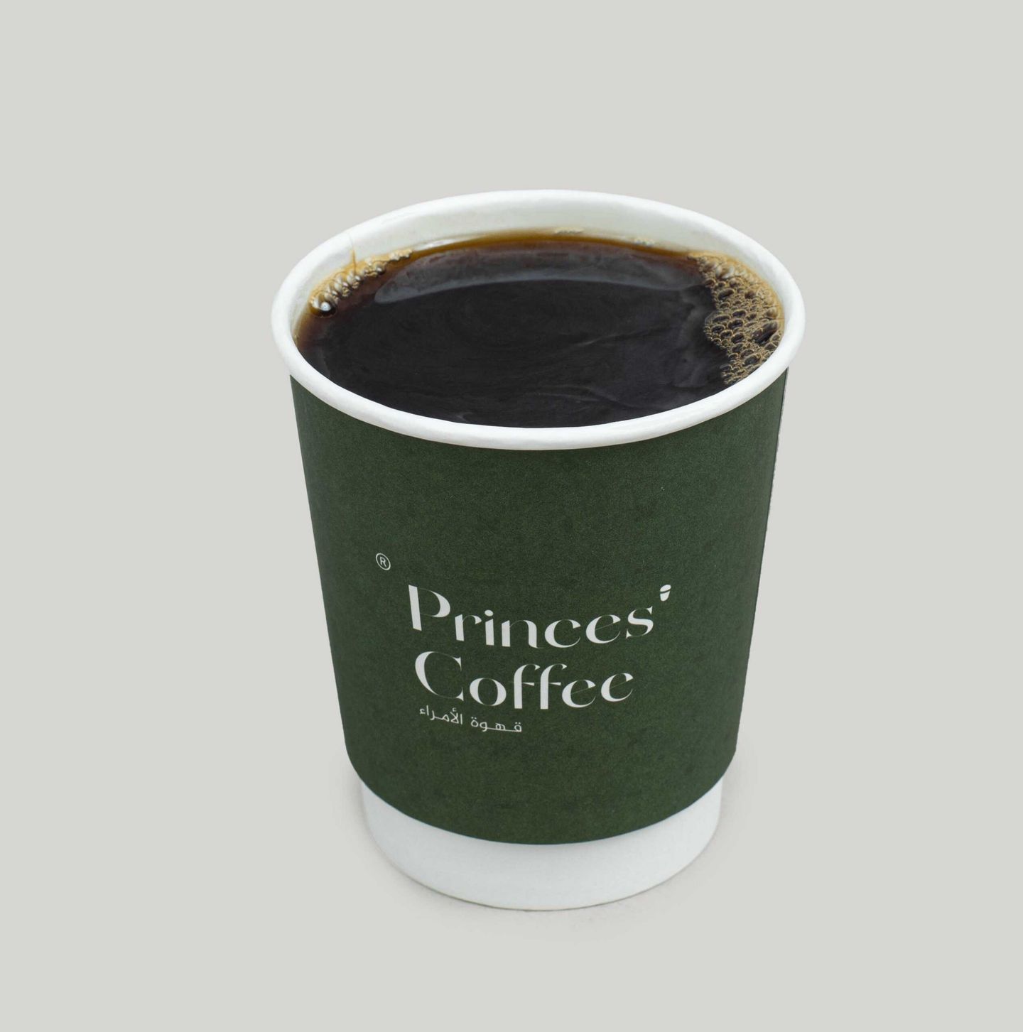 القهوة السوداء صغير