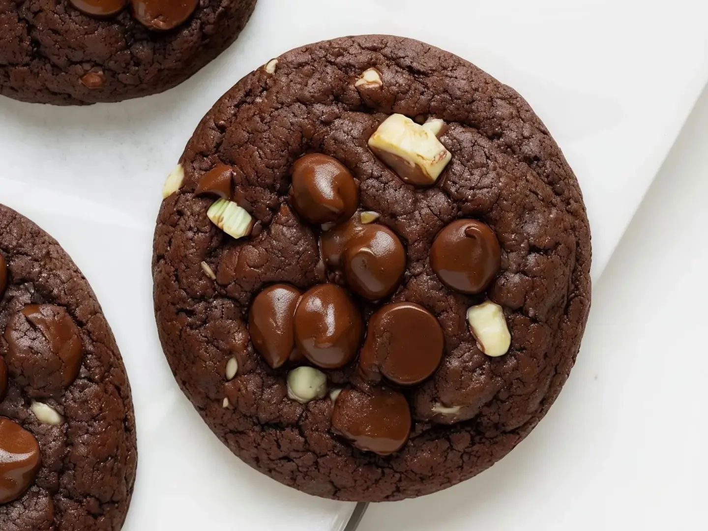 Triple Chocolate Cookies