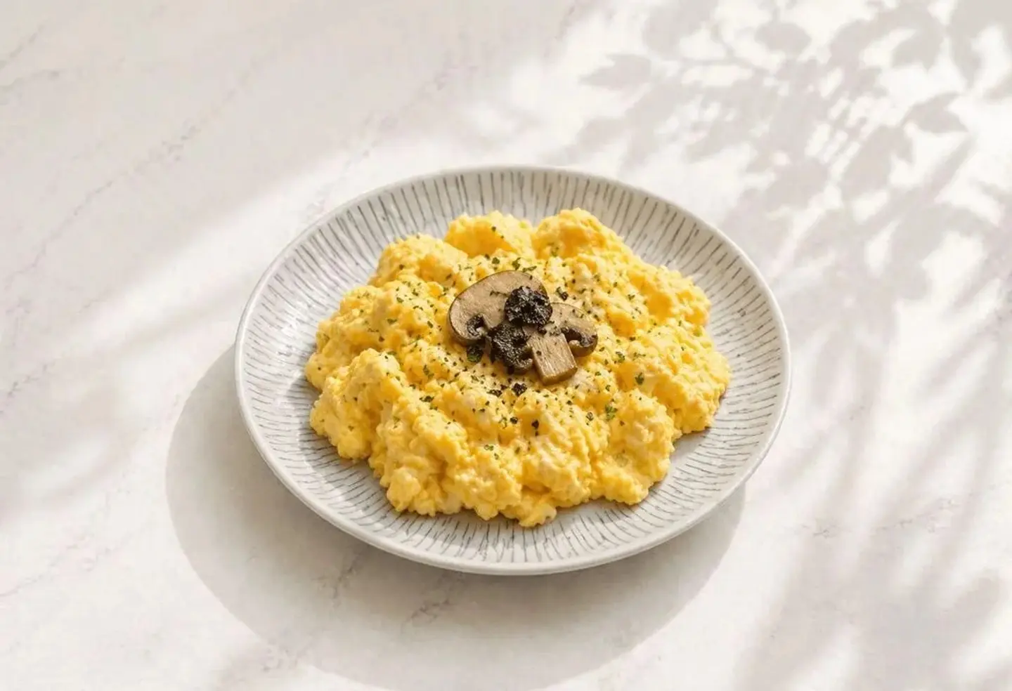 Truffle Mushroom Eggs