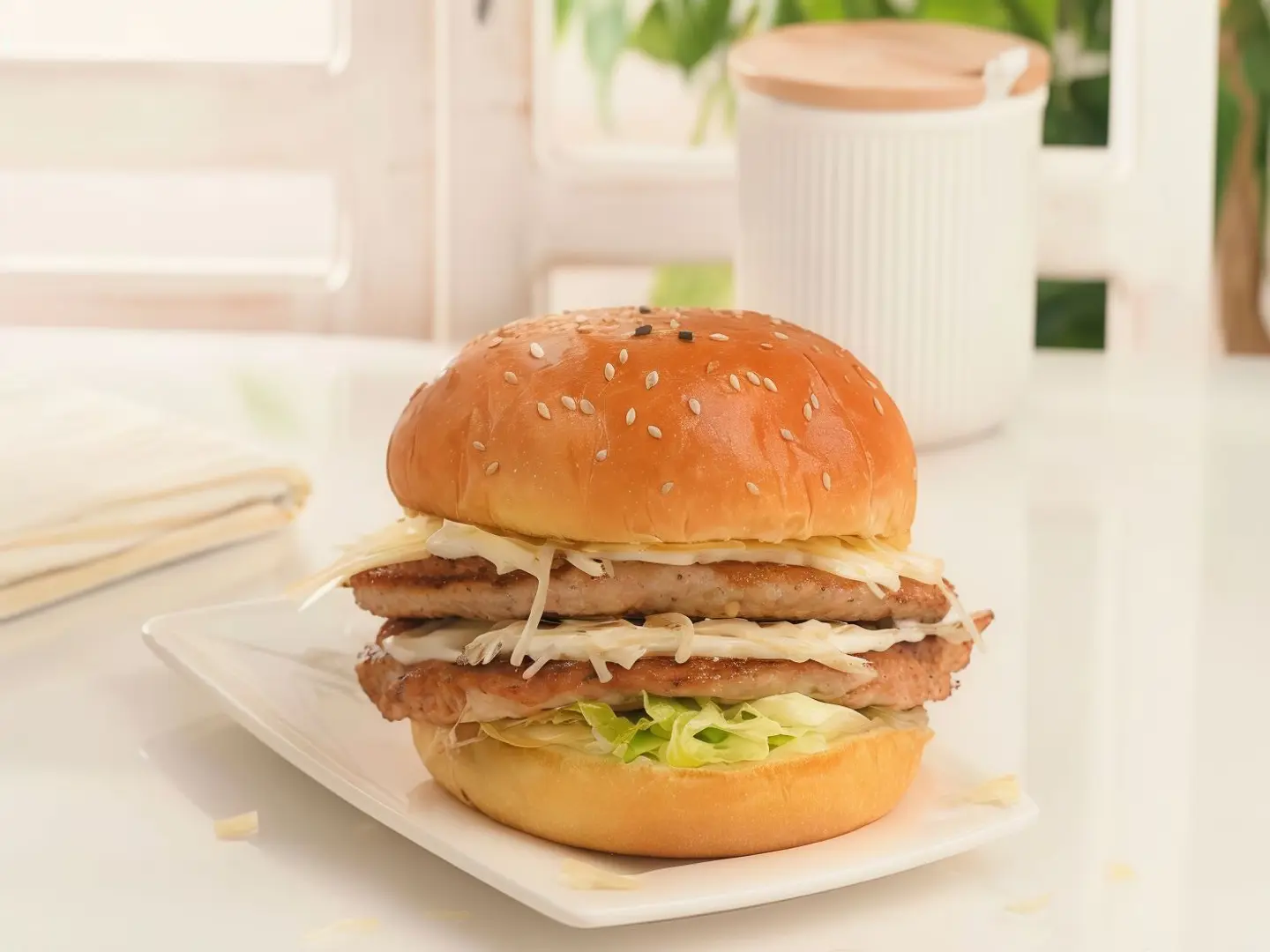 Chicken Caesar Burger 150g