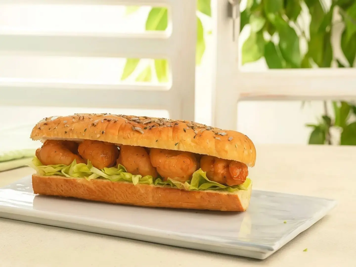 Dynamite Shrimp Sandwich