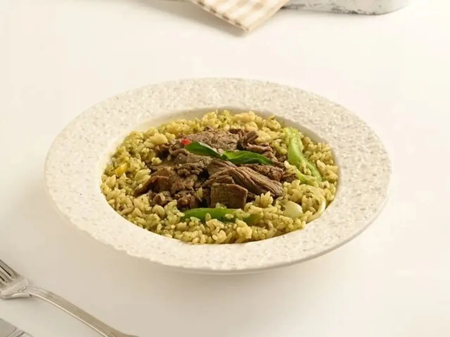 Beef Pesto With Orzo
