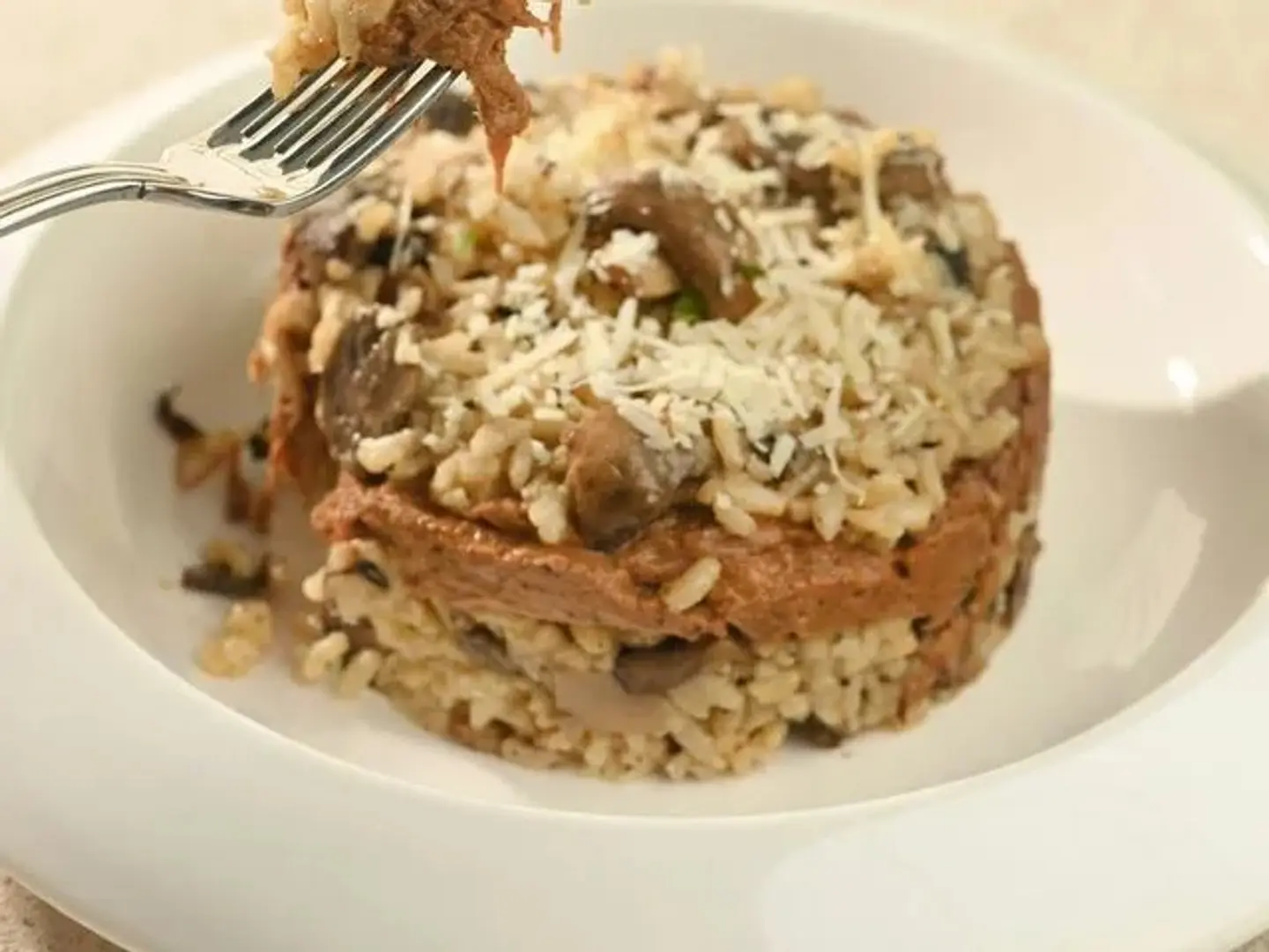 Rice With Truffles And Brisket