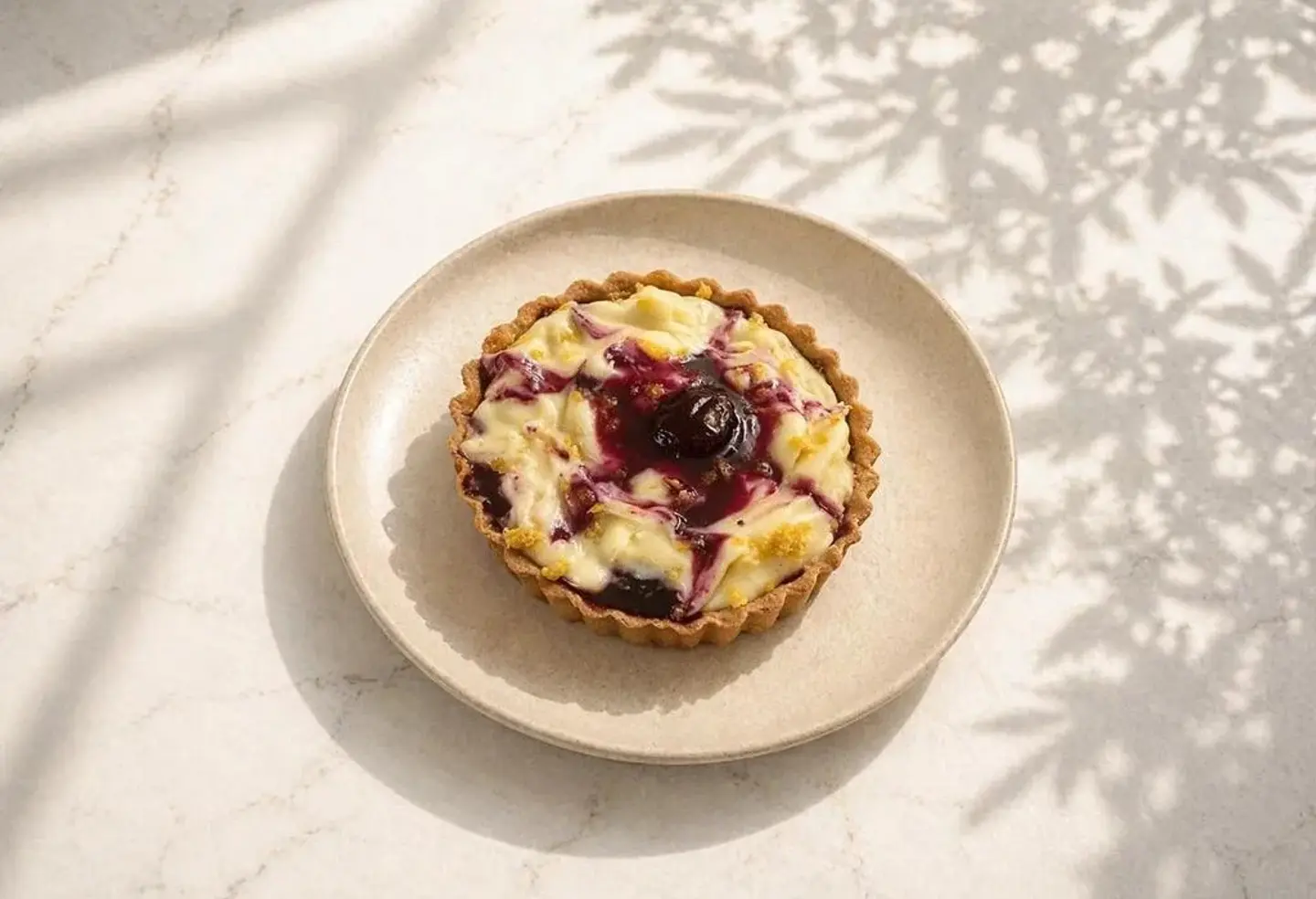 Lemon And Berry Tart