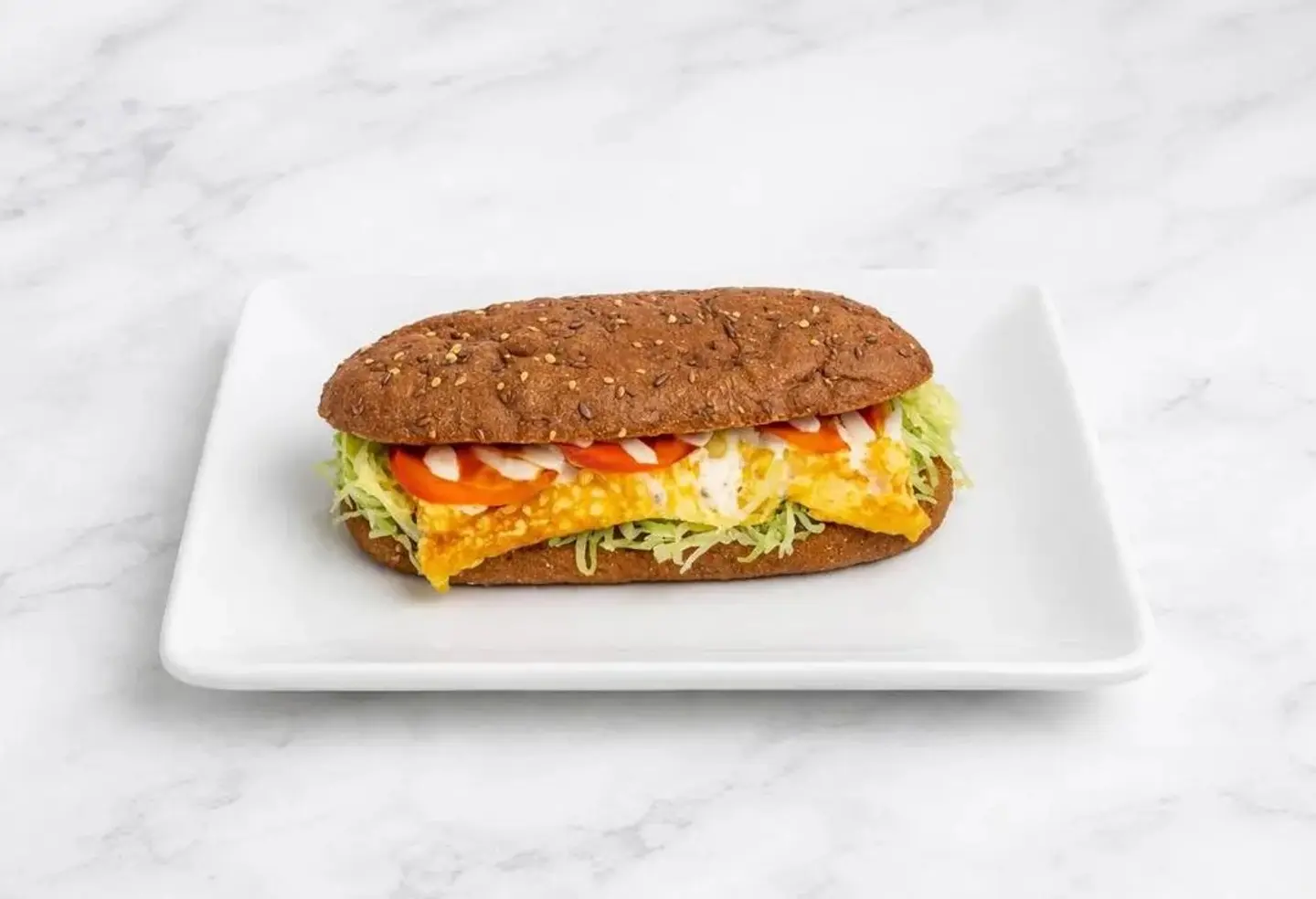 Spinach Omelet Sandwich