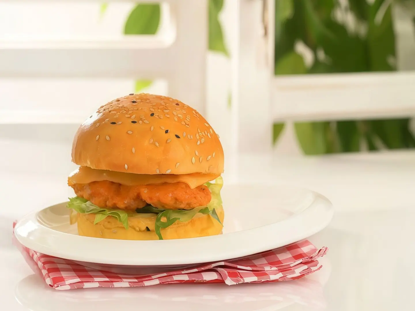 Single Spicy Chicken Burger 75g