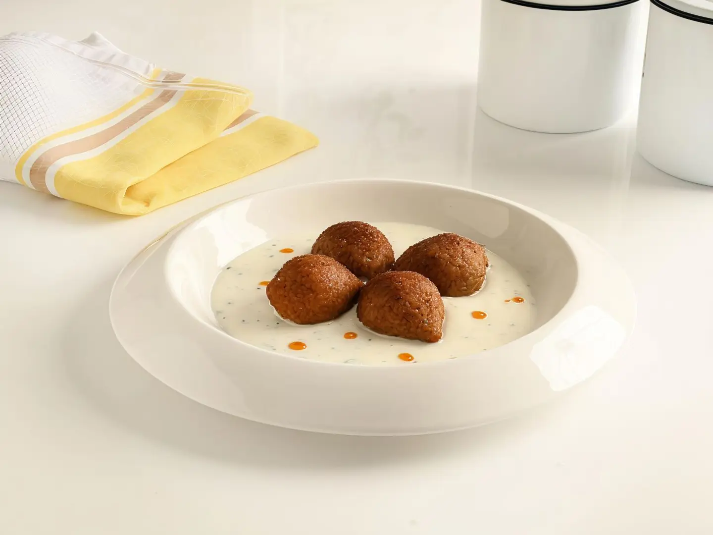 Kibbeh With Yogurt , 4 Pieces