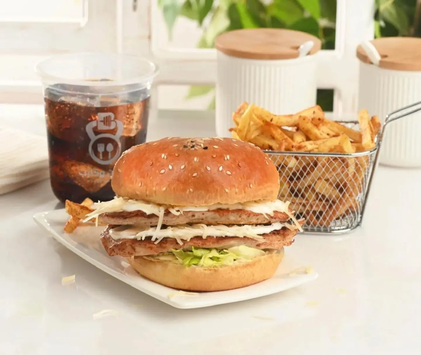 Chicken Caesar Burger Offer 150g