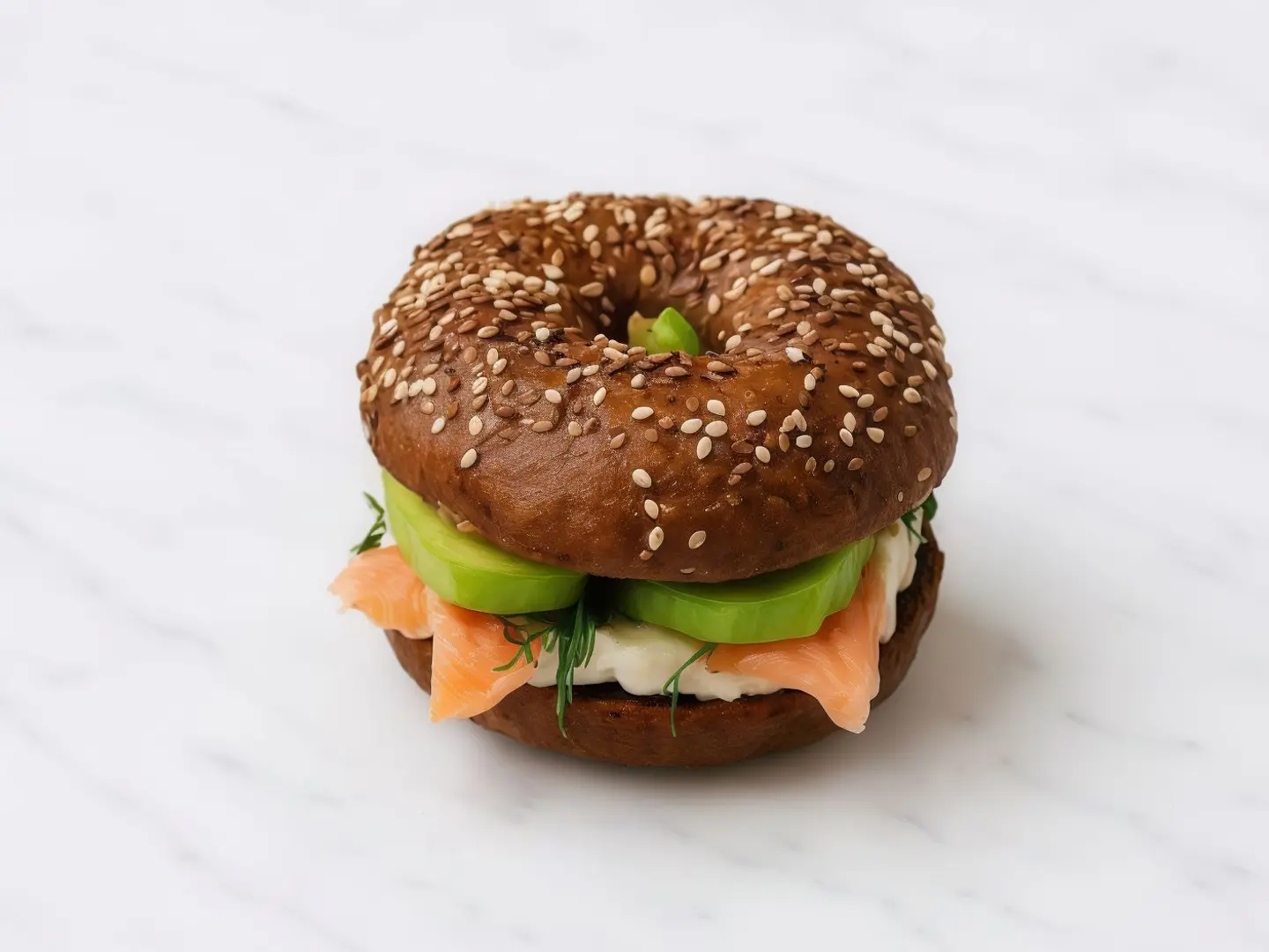 Smoked Salmon Bagel 50g