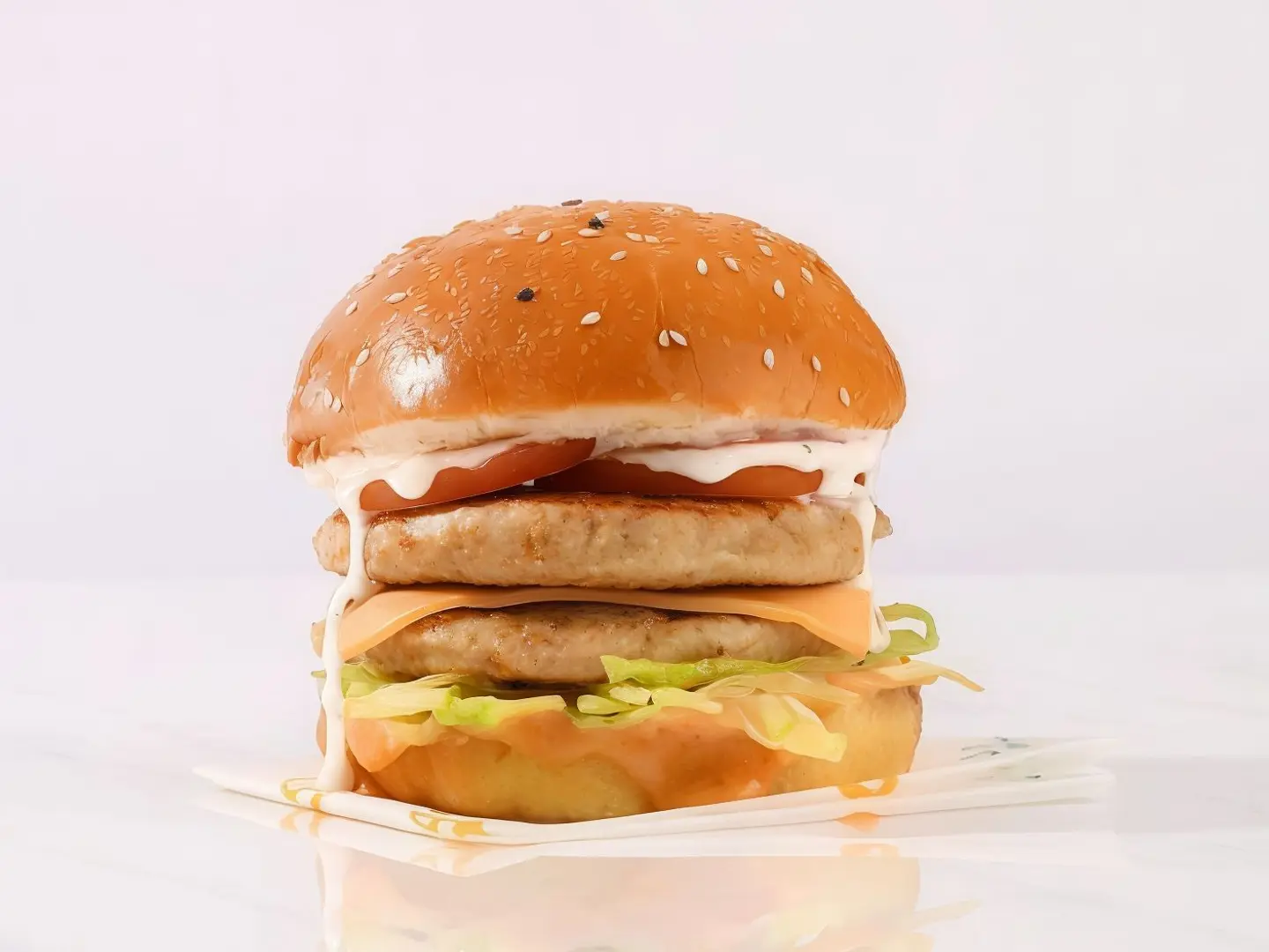 Double Arabic Chicken Burger 150g