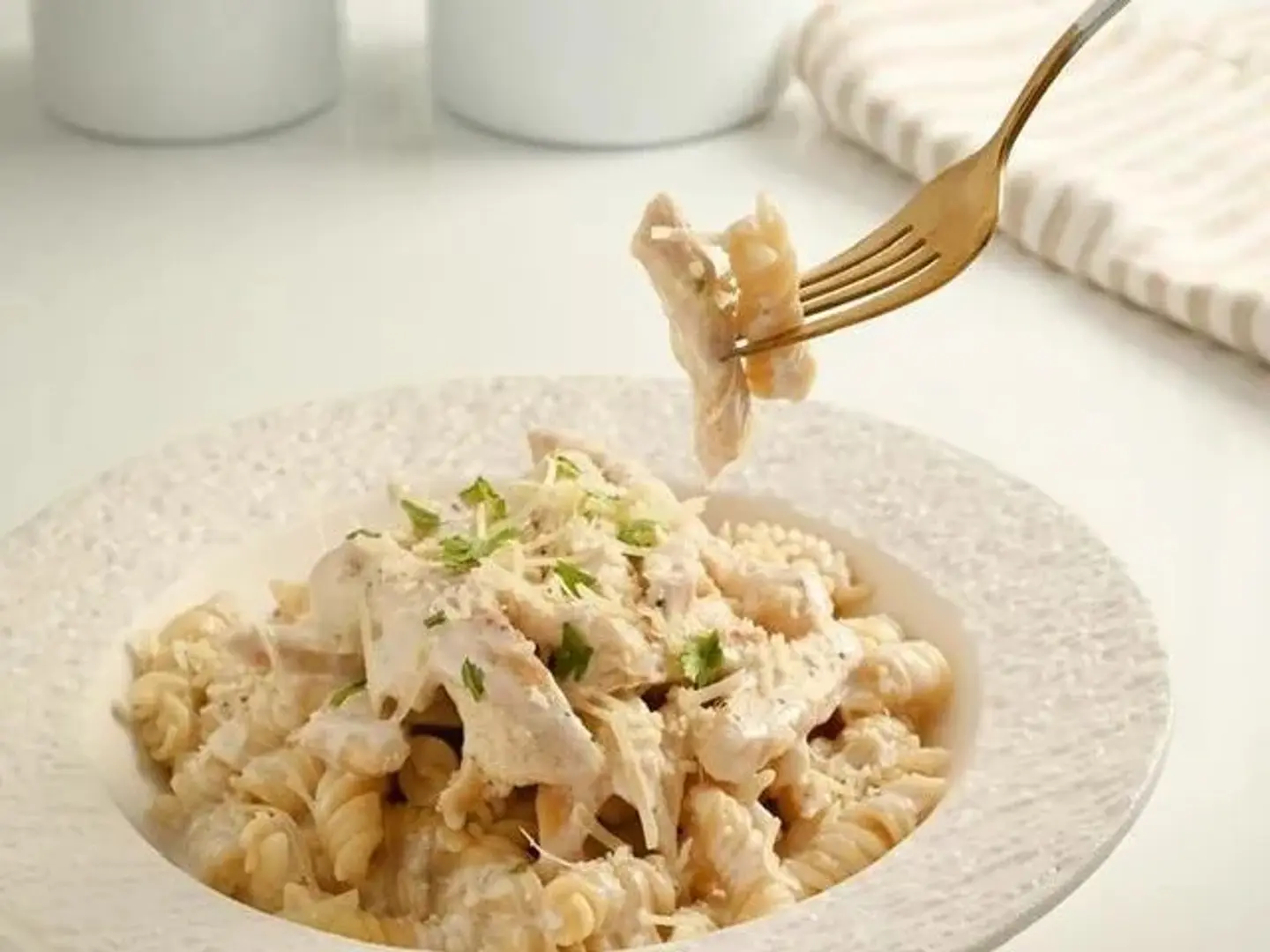 Pasta With Truffle And Chicken