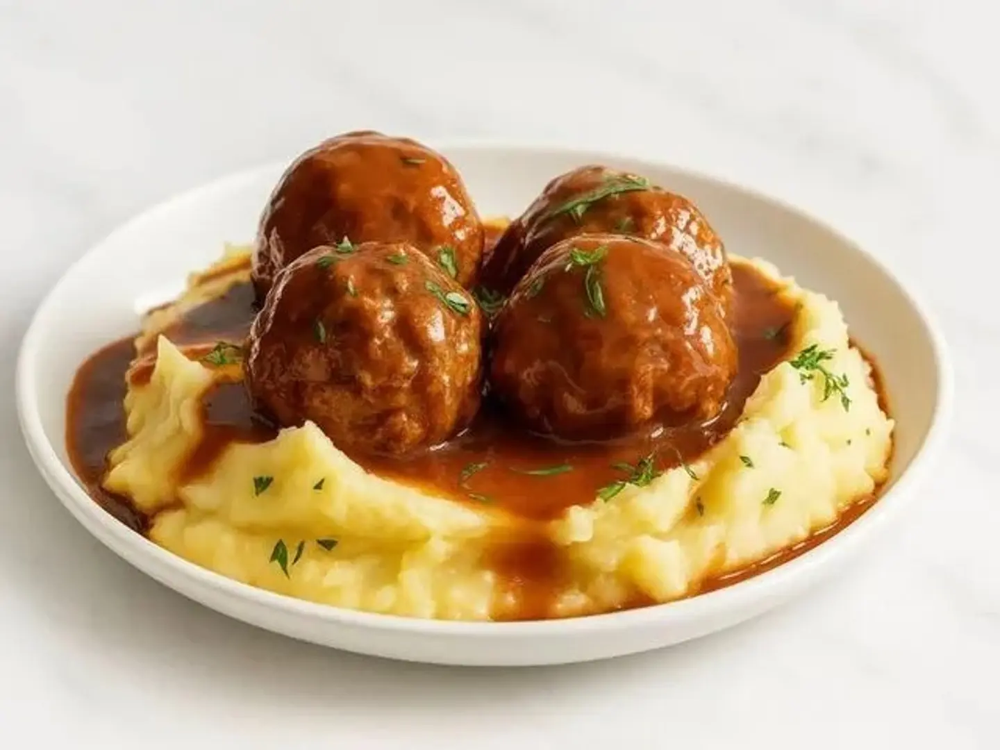 Meatballs With Gravy Sauce