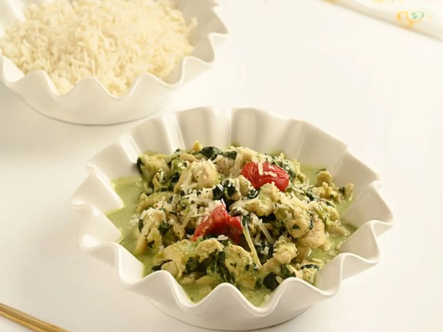 Chicken With Spinach