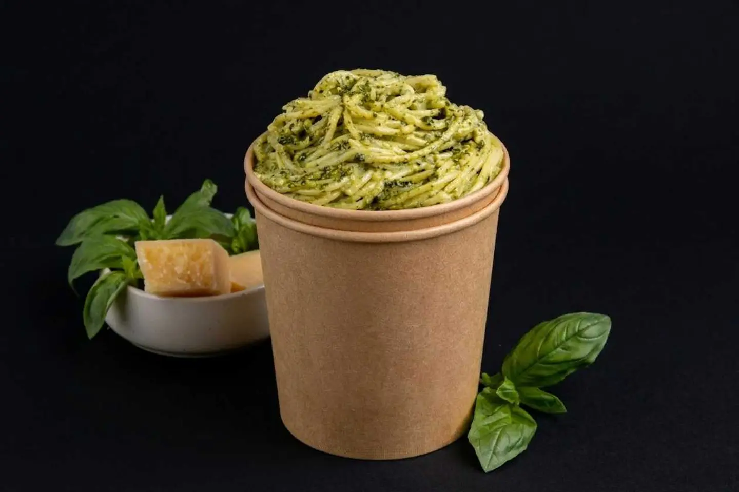 Creamy Pesto Spaghetti