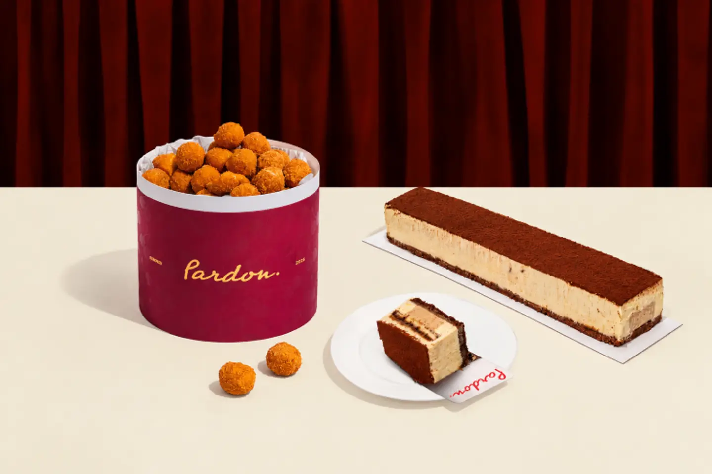 Tiramisu And Raspberry Ice Cream