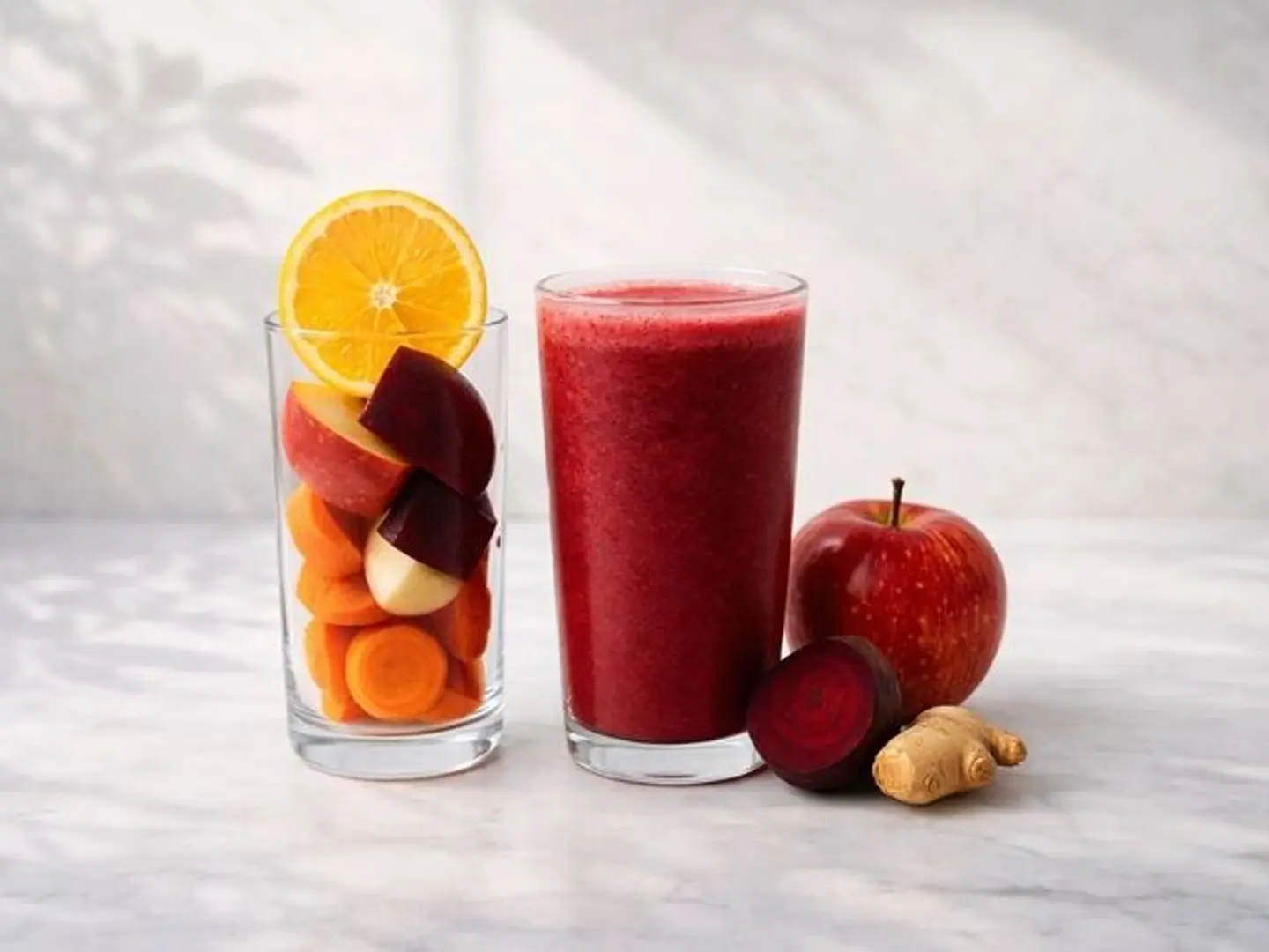 عصير الزنجبيل والبنجر