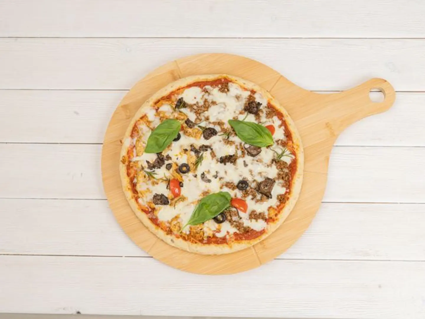 Vegetables, Meat & Chicken Pizza 200g