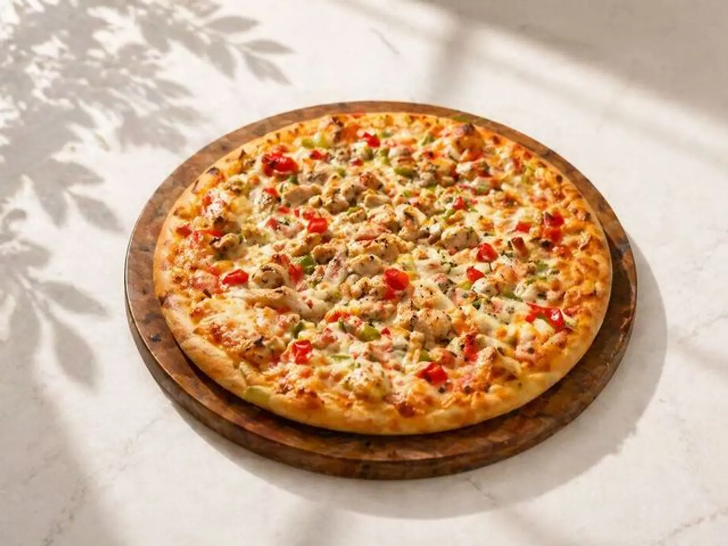 بيتزا خضار دجاج ١٥٠ غ