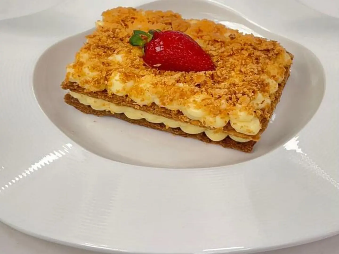 Mille Feuille With Custard