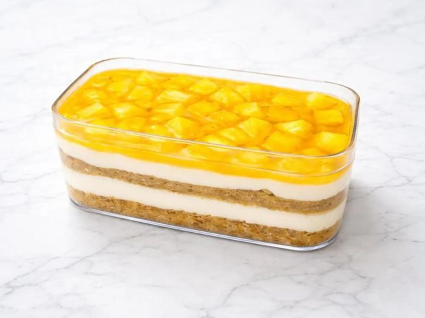 كنافة مانجو تشيز كيك